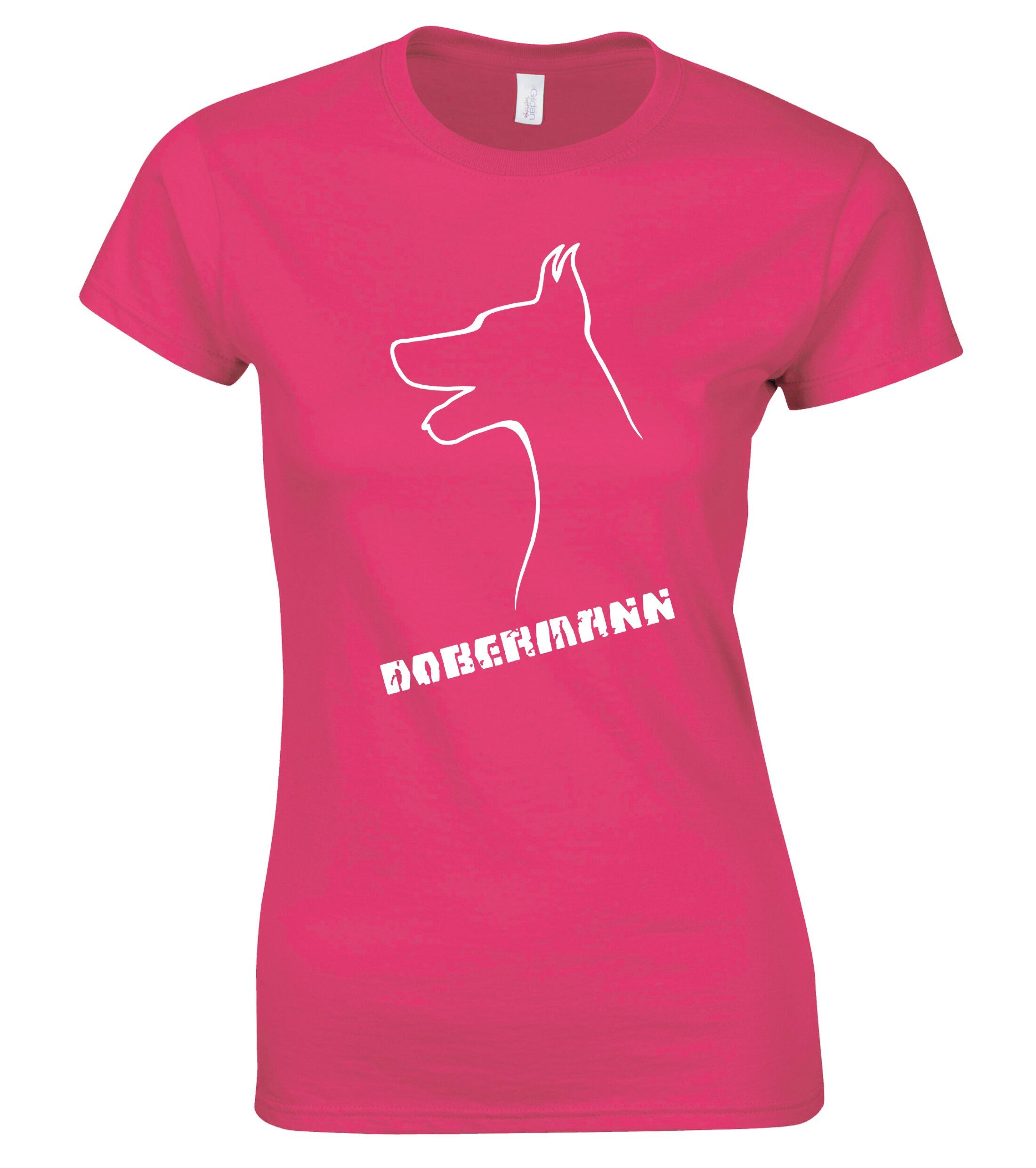 Dobermann (Head) Women’s Roundneck T-Shirt – Celebrate Your Passion in Style