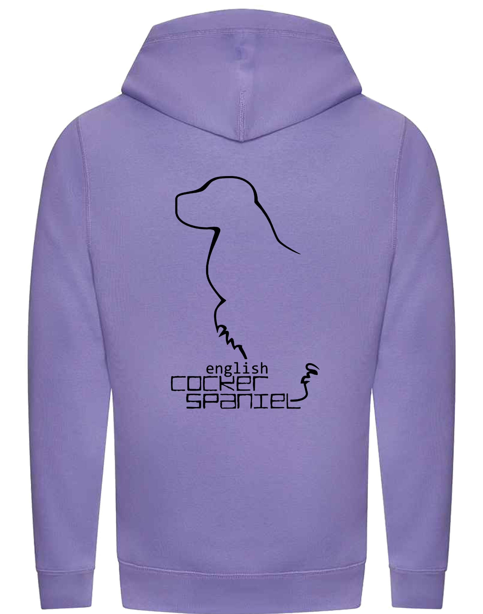 Unisex Crossneck Pullover Hoodie with English Cocker Spaniel Design – A Must-Have for Spaniel Fans