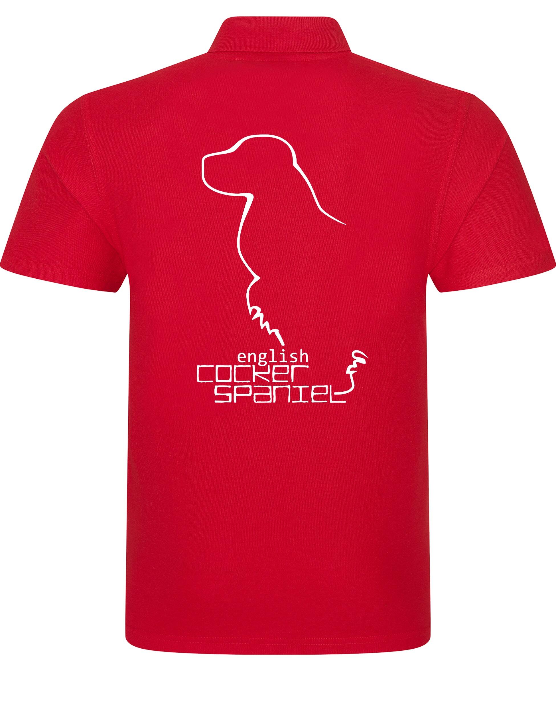 Unisex Cotton Polo with English Cocker Spaniel Design – Comfort & Style for Every Spaniel Enthusiast