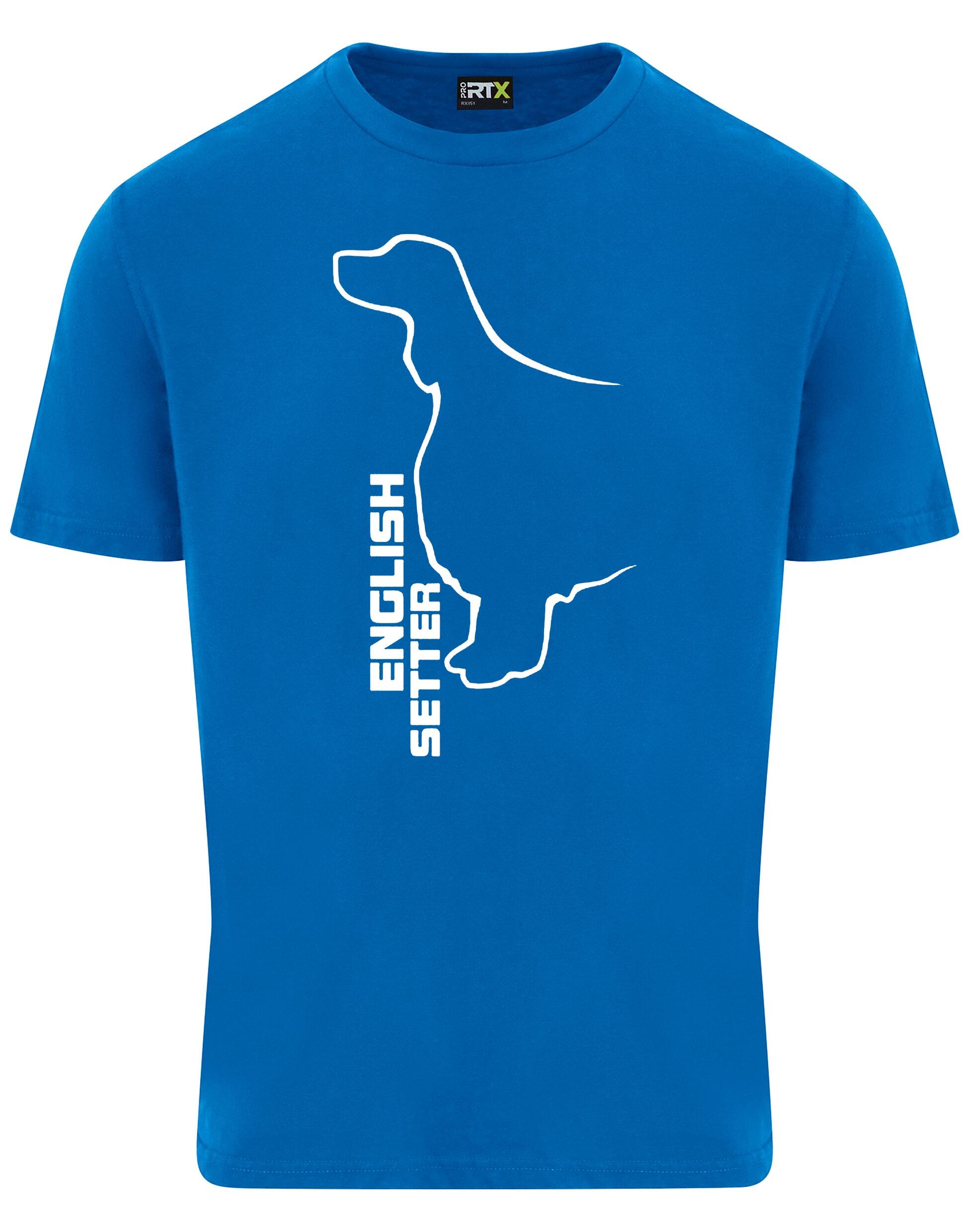 Unisex Roundneck T-shirt with English Setter Design – Style for Every Setter Fan