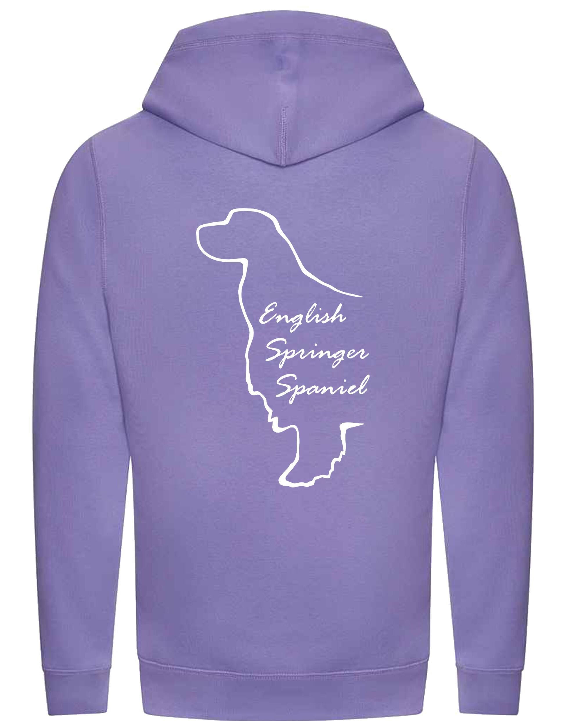English Springer Spaniel Unisex Crossneck Pullover Hoodie – Cosy and Perfect for Springer Enthusiasts