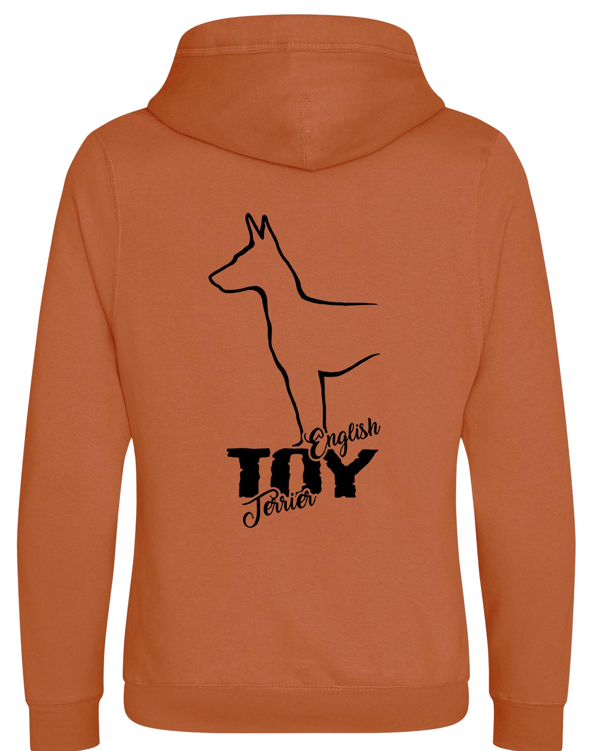 English Toy Terrier Unisex Crossneck Pullover Hoodie – A Stylish Essential for Terrier Enthusiasts