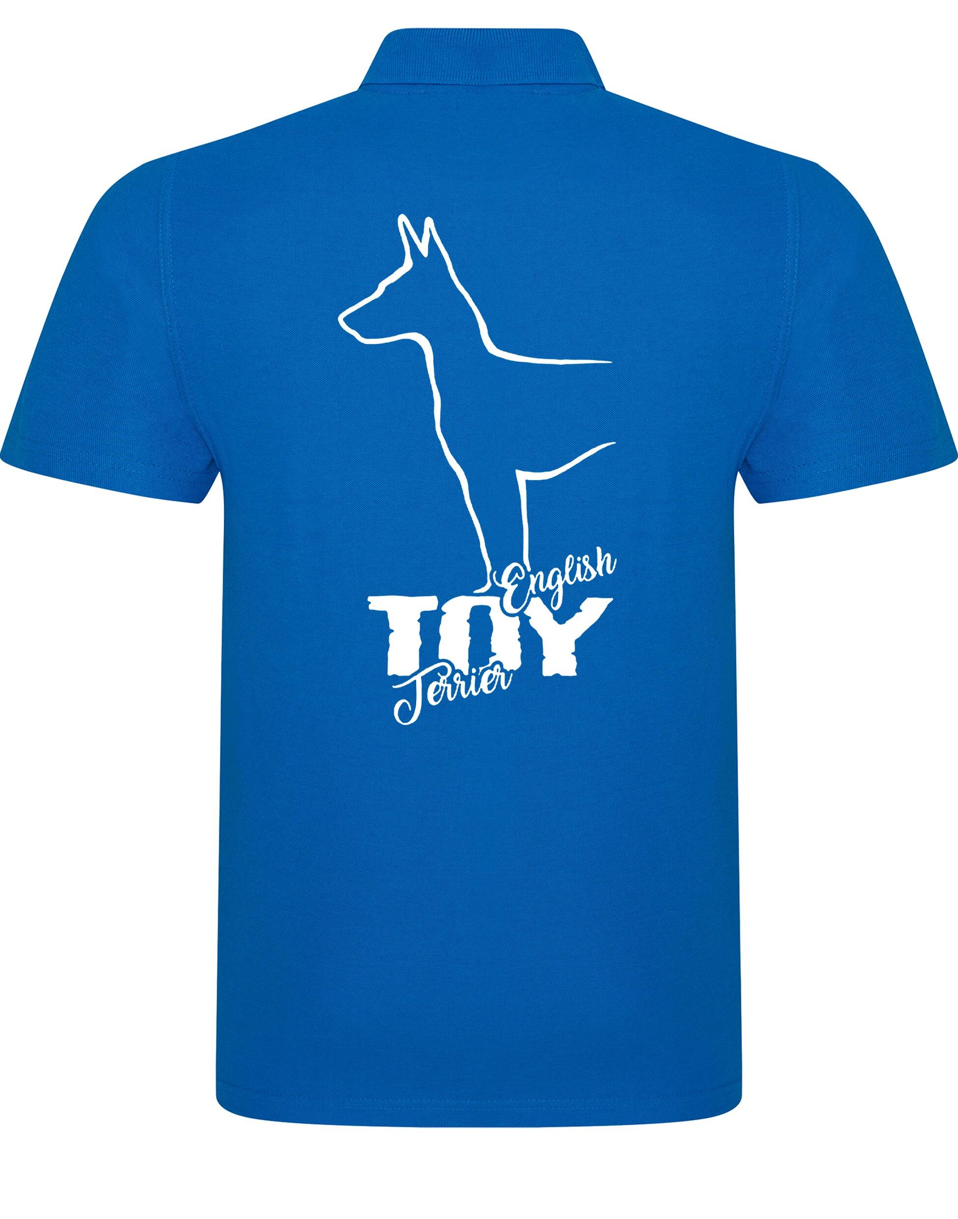 English Toy Terrier Unisex Cotton Polo – Classic Style for Terrier Enthusiasts