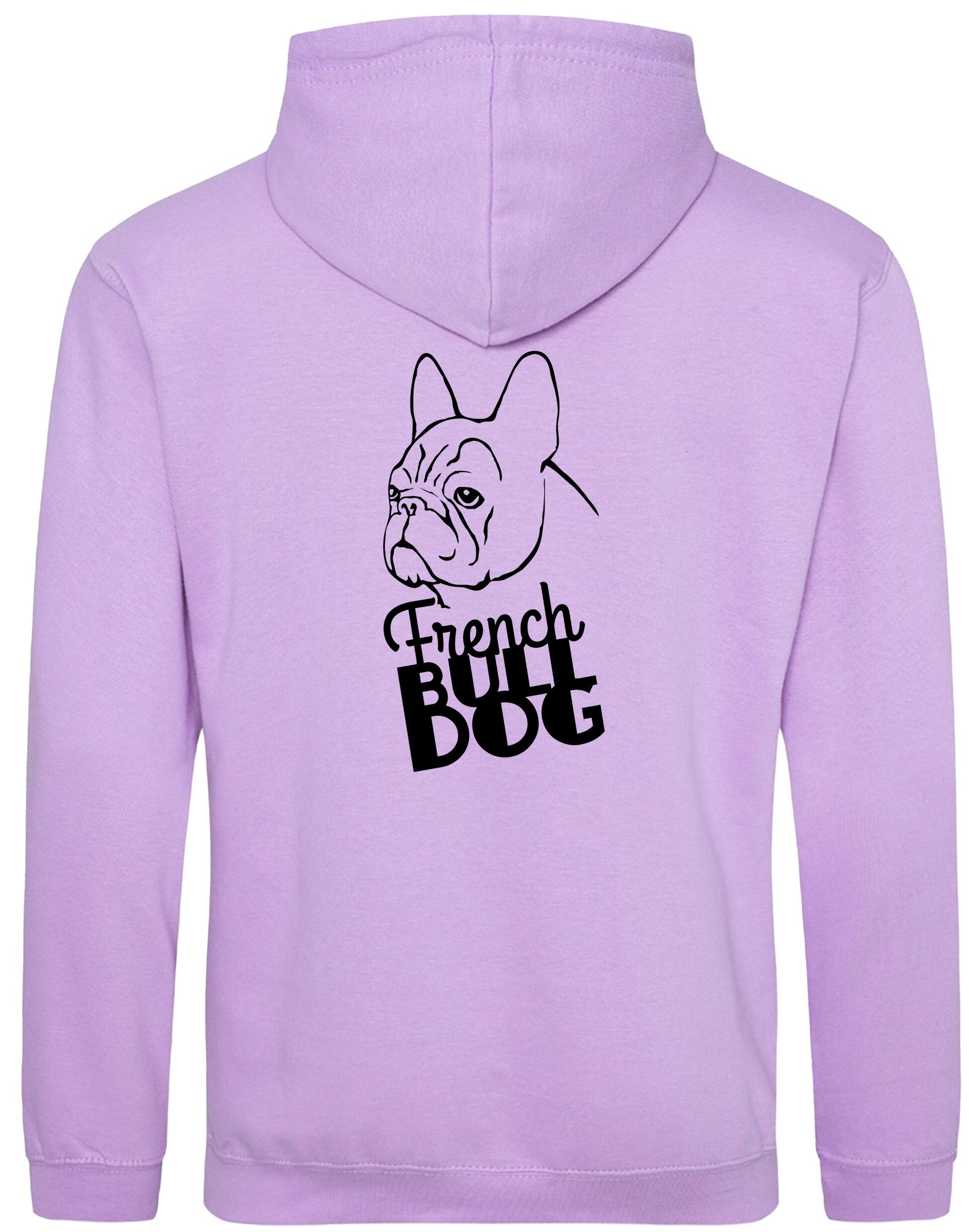 French Bulldog (Head) Design Pullover Hoodie – Cozy and Stylish for Bulldog Enthusiasts