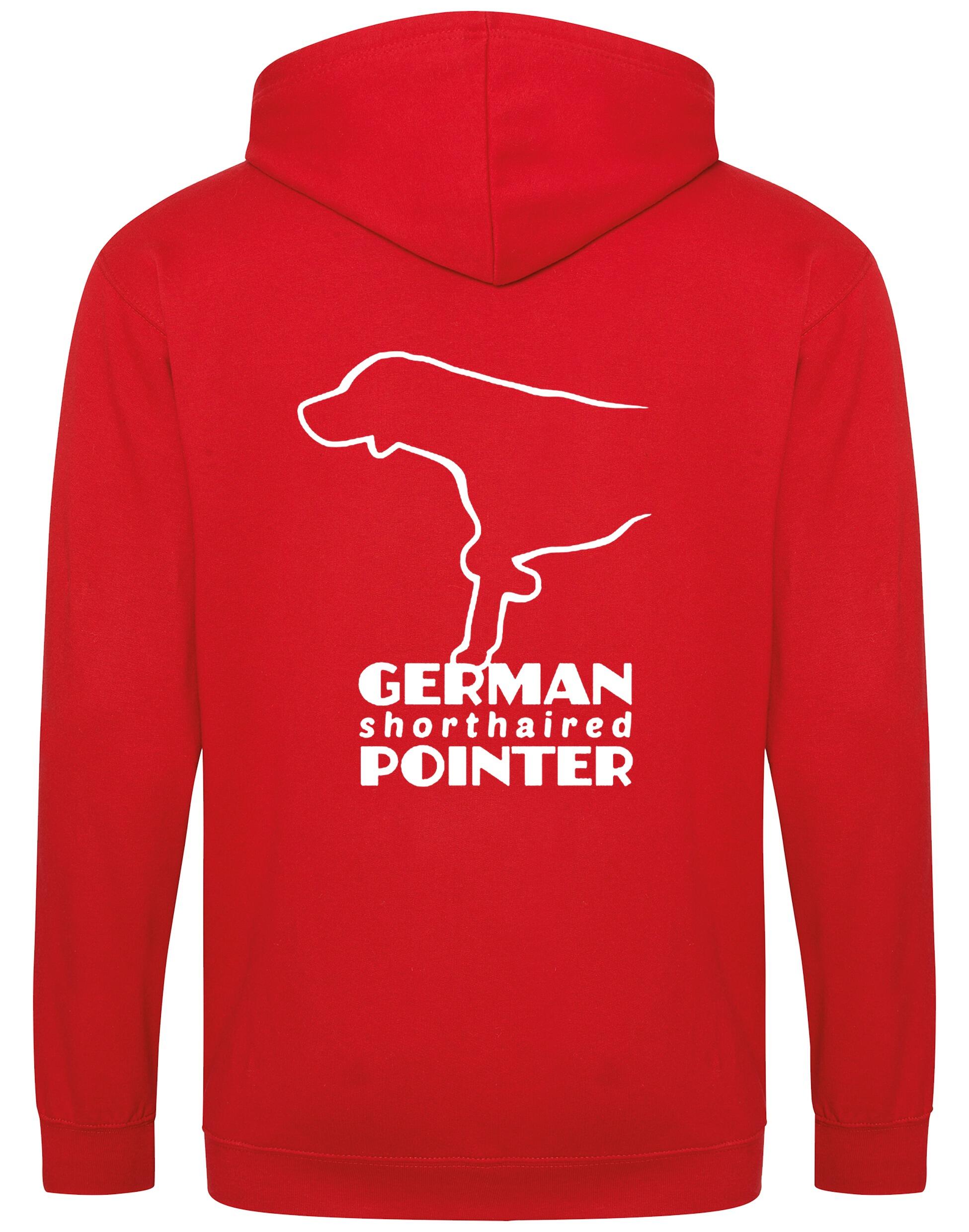 German Shorthaired Pointer Zipped Hoodie – Comfort, Style, and Pointer Pride