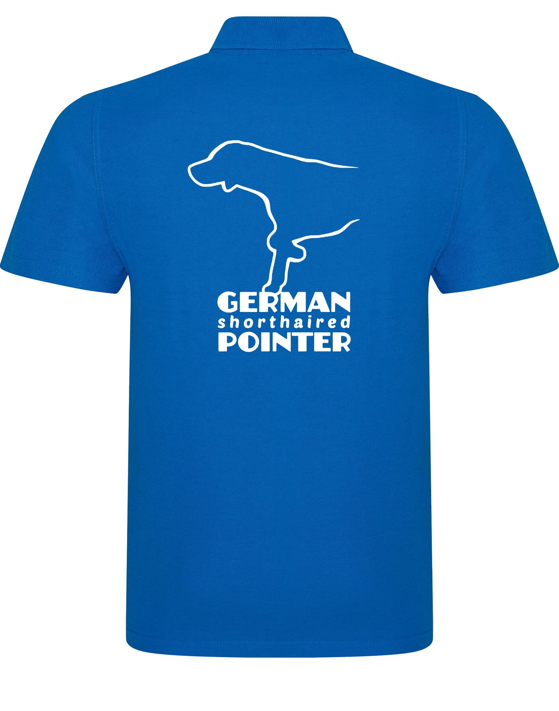 Unisex Cotton Polo with German Shorthaired Pointer Design – Timeless Style for Pointer Fans