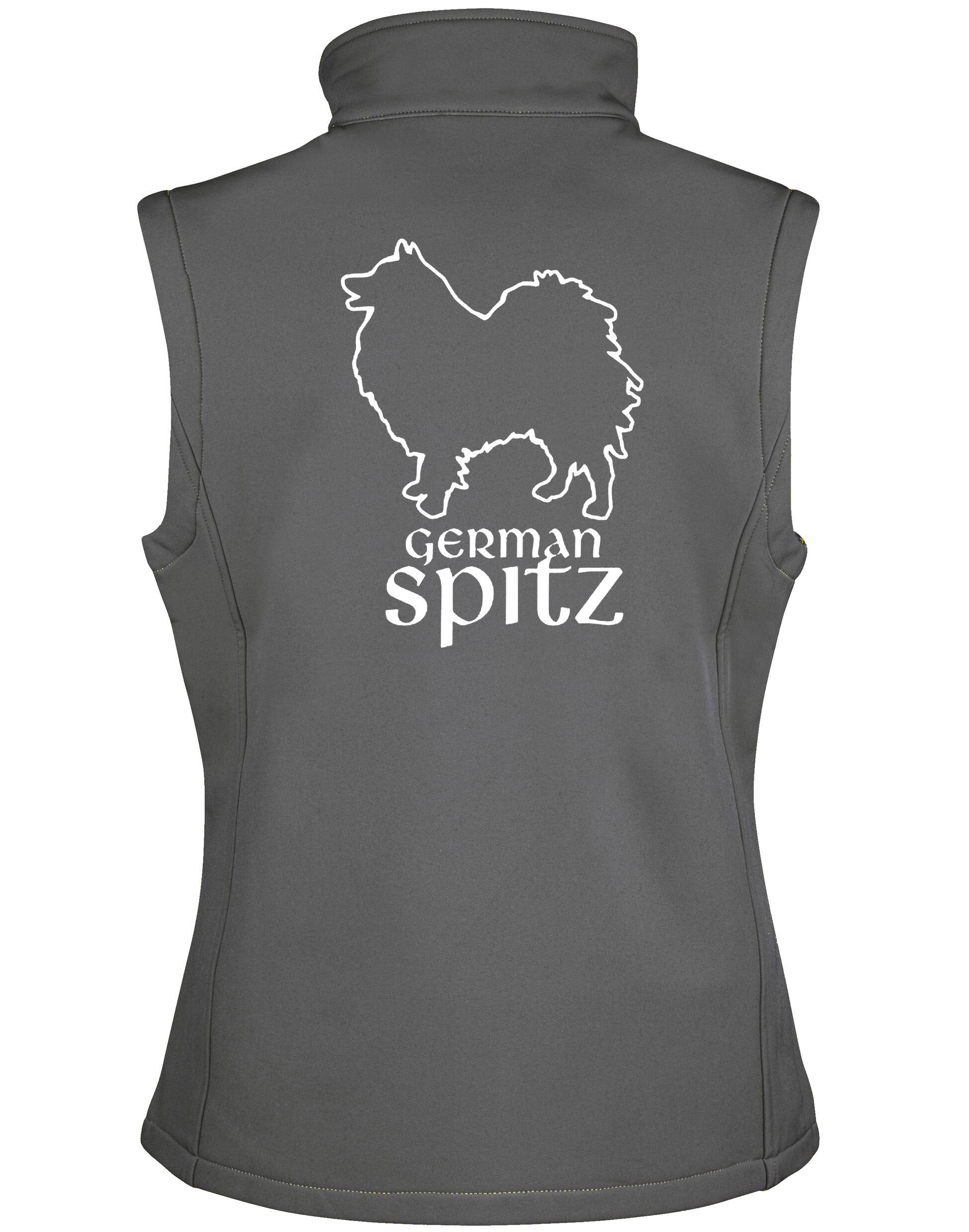 German Spitz Women’s Softshell Jacket – Style and Comfort for Spitz Lovers