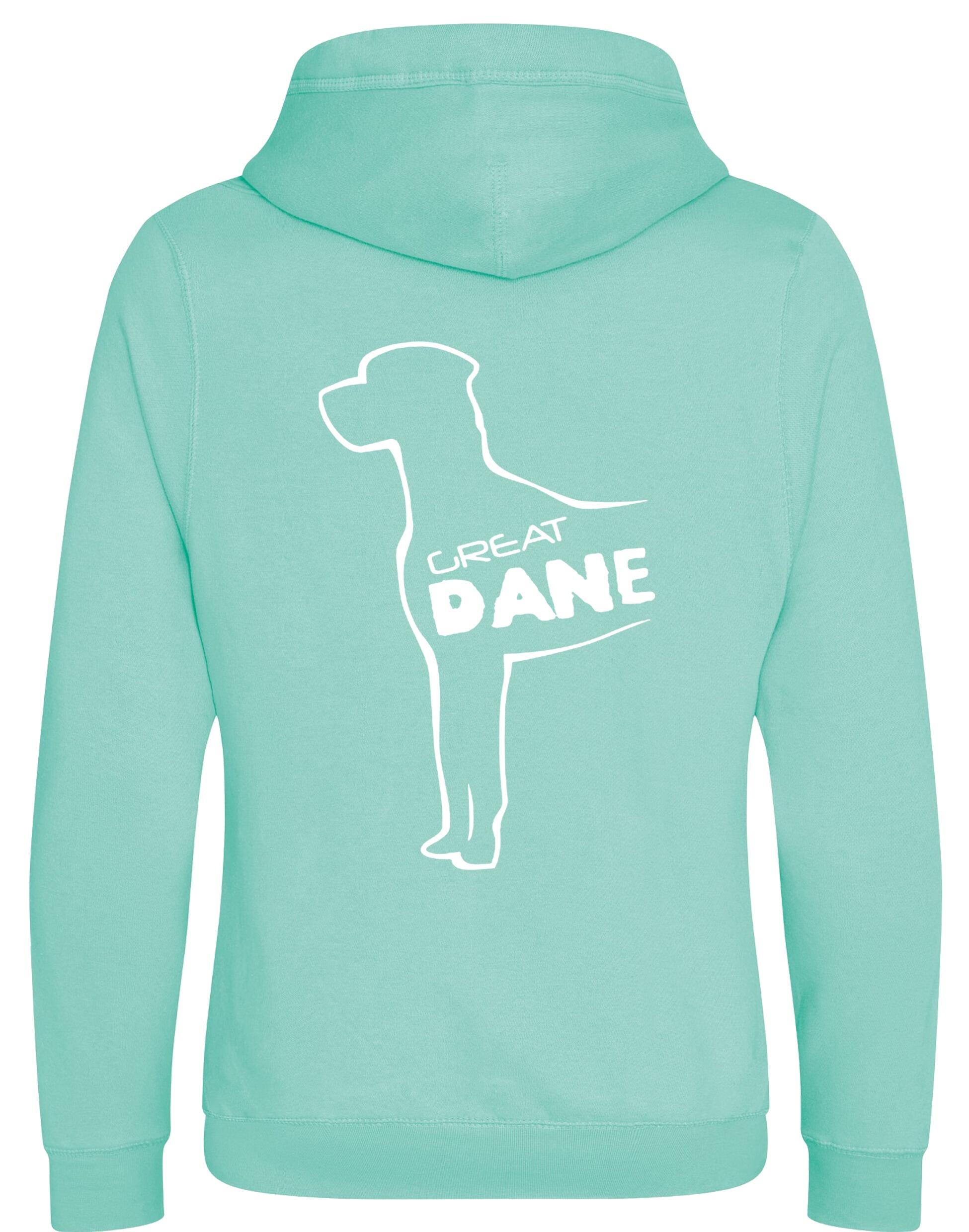 Unisex crossneck pullover hoodie featuring a detailed Great Dane graphic, made from heavy-blend fabric with a brushed fleece interior, modern design, and practical kangaroo pocket.Unisex crossneck pullover hoodie featuring a detailed Great Dane graphic, made from heavy-blend fabric with a brushed fleece interior, modern design, and practical kangaroo pocket.