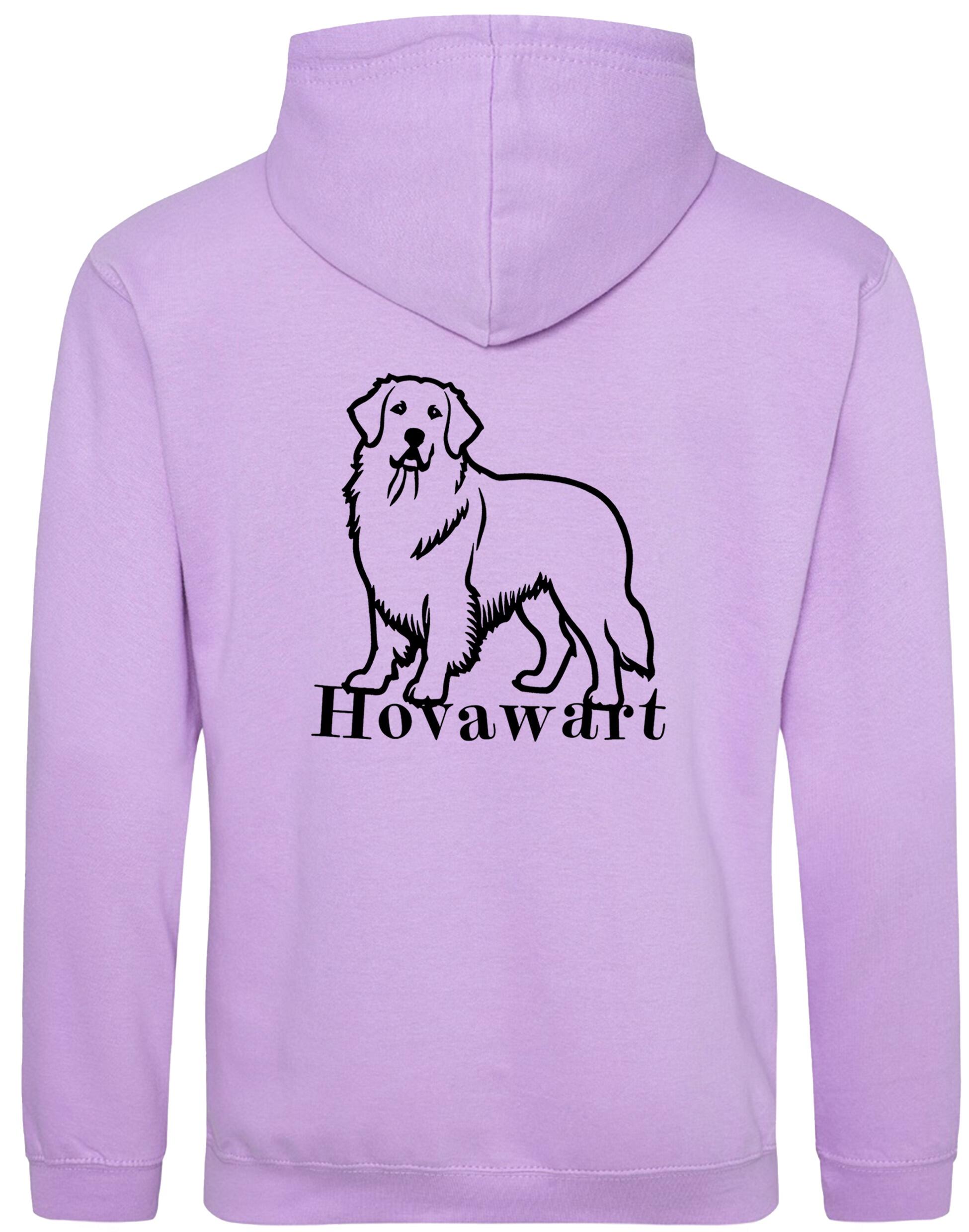 Hovawart Design Pullover Hoodie with Exclusive Artwork – Cozy fleece interior and customizable for dog lovers.