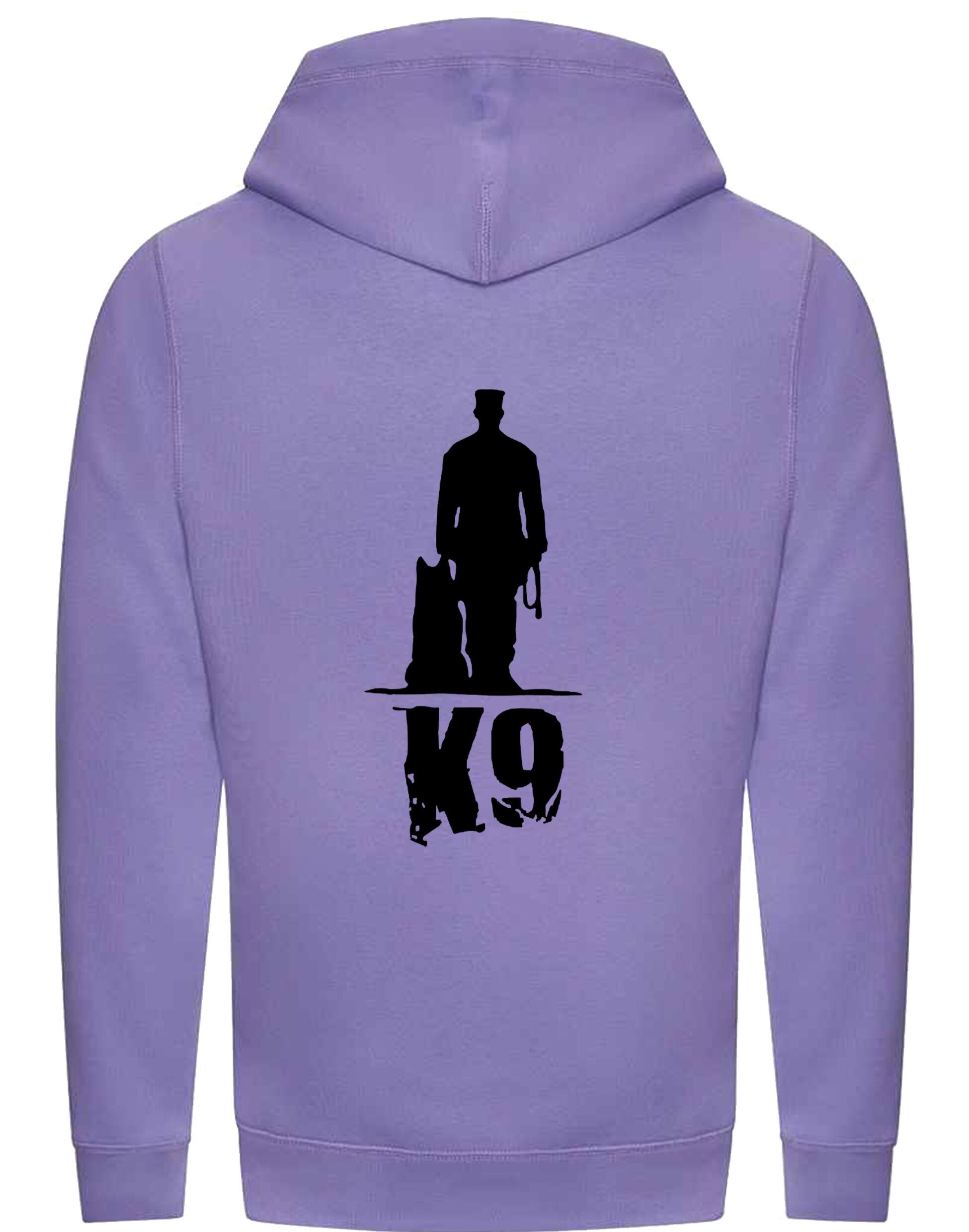 K9 crossneck pullover hoodie with modern design, exclusive artwork, and cozy fleece interior, ideal for dog lovers seeking style and comfort.