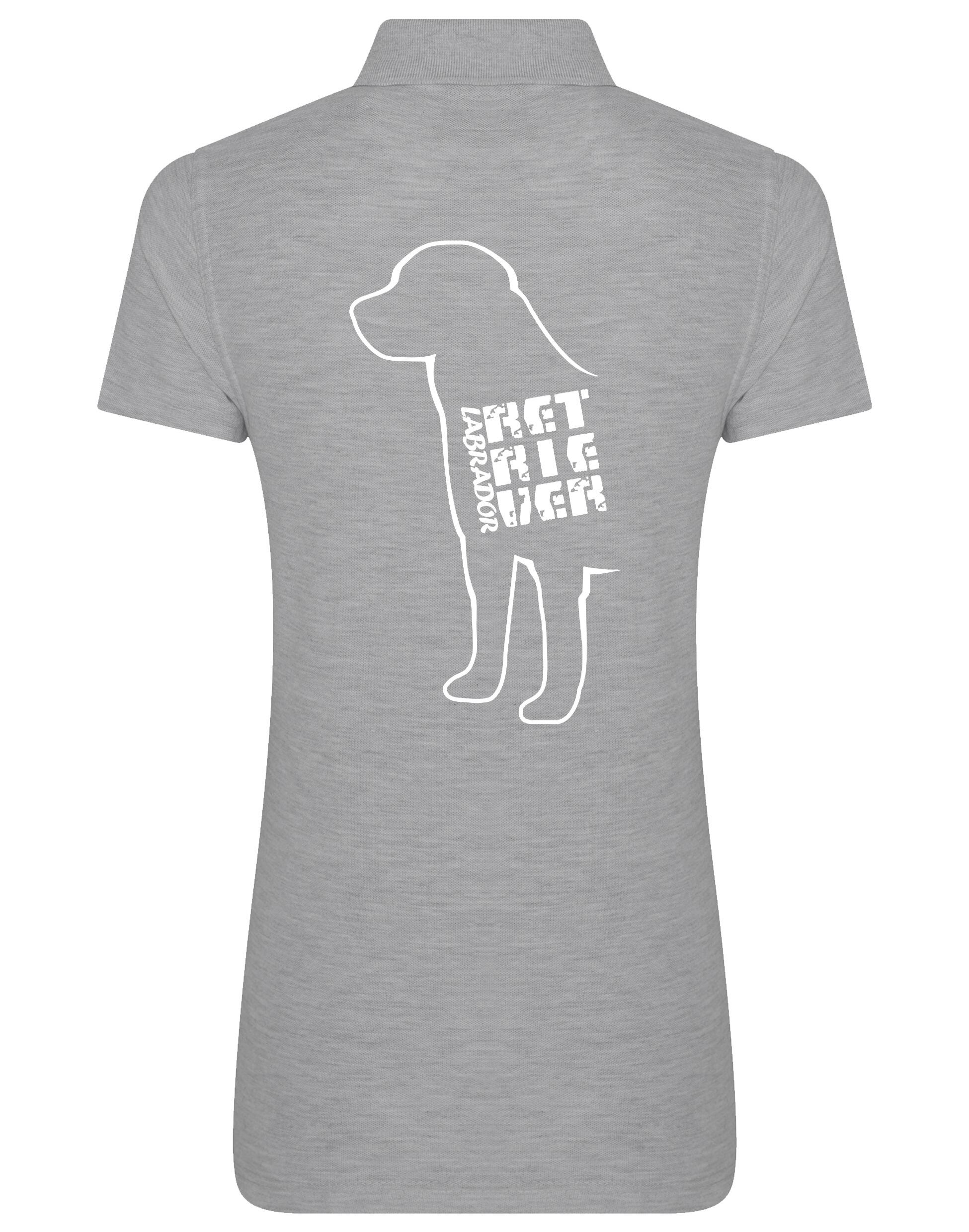 Women’s Cotton Polo featuring exclusive Labrador Retriever design, crafted from breathable cotton with a feminine fit for style and all-day comfort.