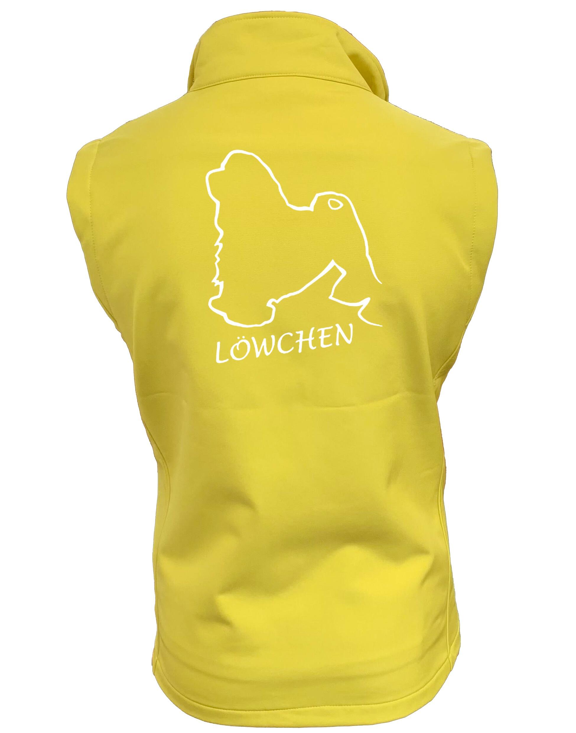 Lowchen Unisex Softshell Jacket with fleece lining and exclusive breed design.