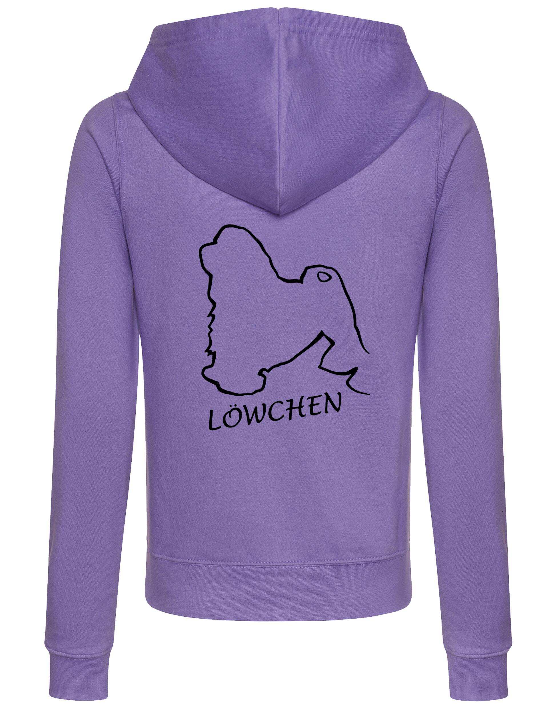 Lowchen Women’s Zipped Hoodie with exclusive breed artwork and practical features.
