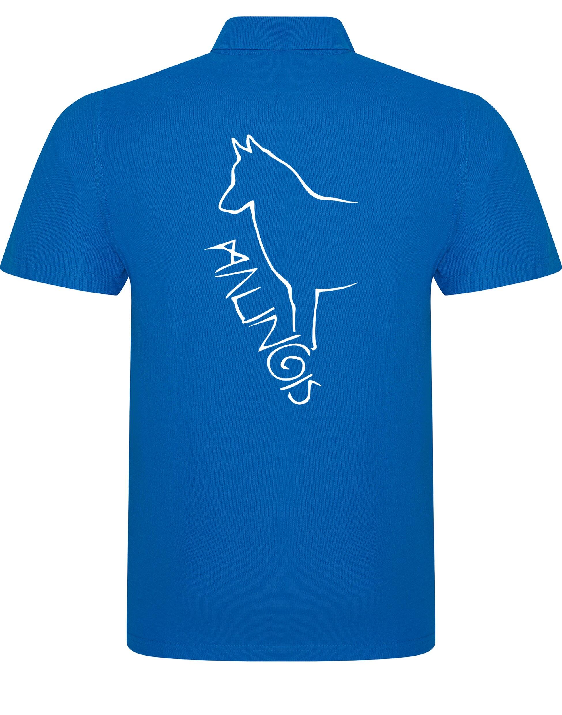 Unisex Cotton Polo featuring an exclusive Malinois breed graphic, combining style and comfort for Malinois enthusiasts.