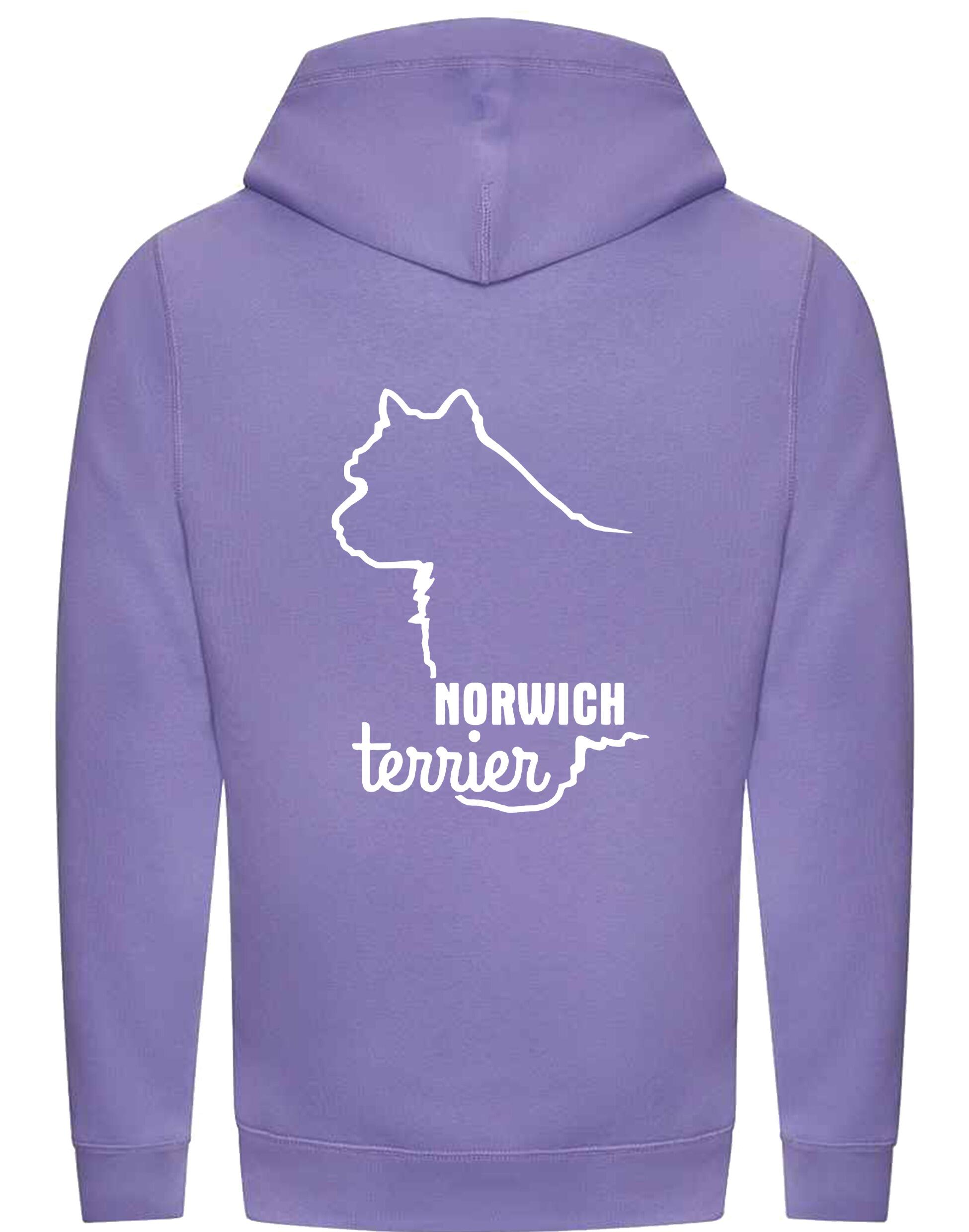 Norwich Terrier Crossneck Pullover Hoodie featuring exclusive breed artwork, soft fleece lining, kangaroo pocket, and stylish crossneck hood. Designed for warmth, comfort, and Norwich Terrier lovers—perfect for dog walks, breed events, or casual wear.