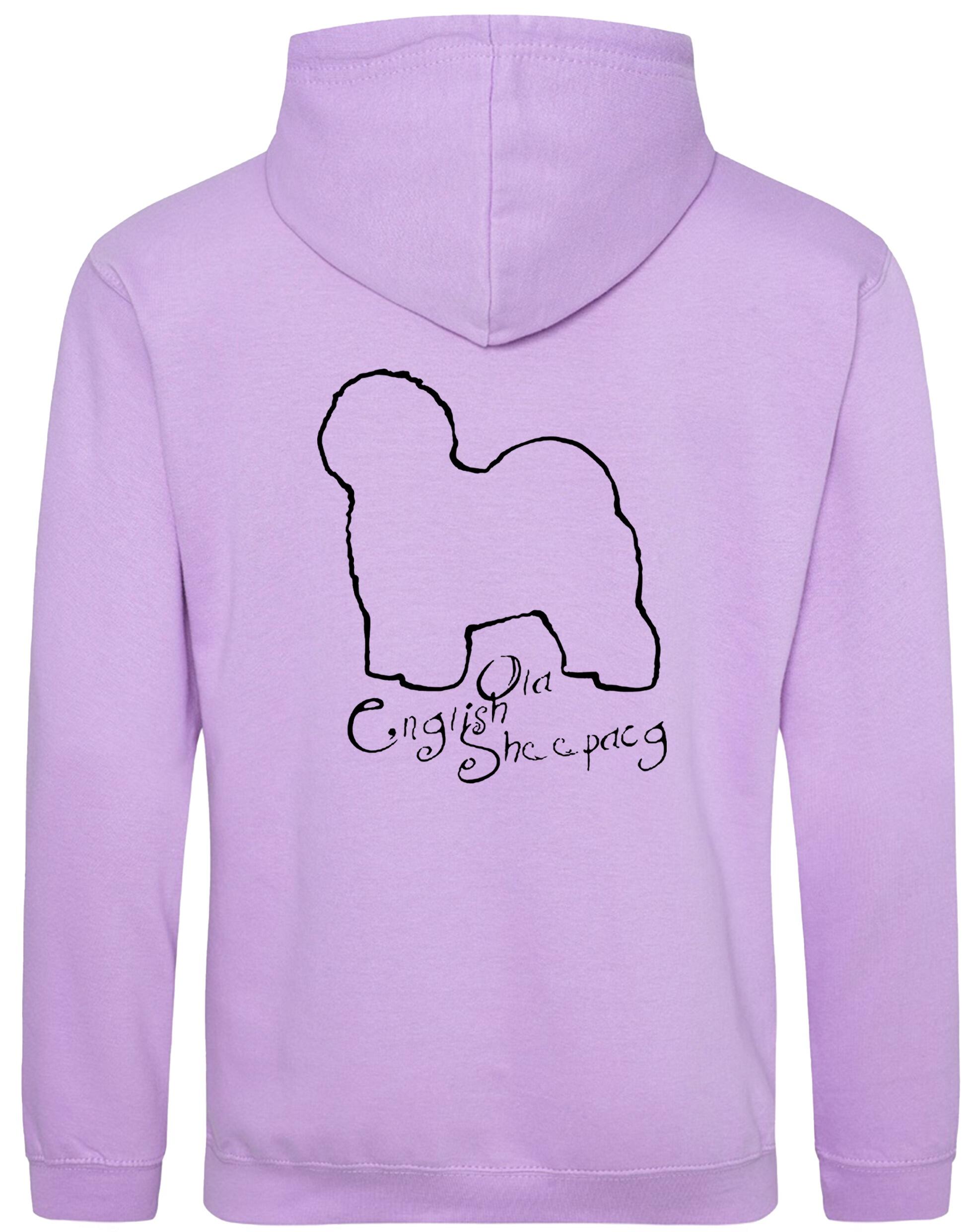 Old English Sheepdog Pullover Hoodie – warm, fleece-lined, and featuring exclusive breed artwork. Perfect for dog lovers, breed enthusiasts, and cozy casual wear.