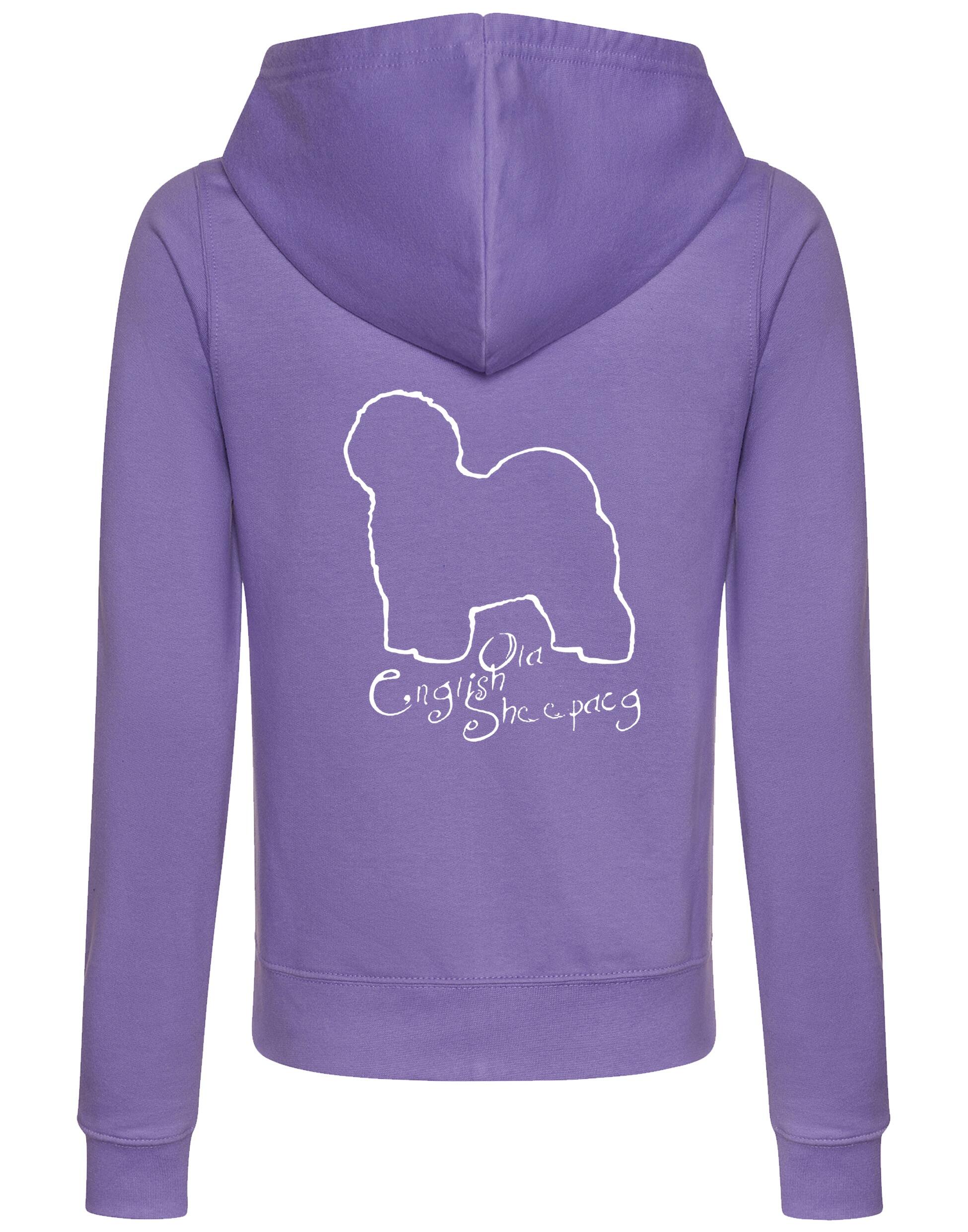 Old English Sheepdog Women’s Zipped Hoodie – cozy, fleece-lined, and featuring exclusive breed artwork. A stylish and comfortable choice for dog lovers and breed enthusiasts.