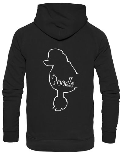 Poodle Design Pullover Hoodie featuring exclusive breed artwork, soft fleece lining, and customizable options for a stylish and cozy fit.