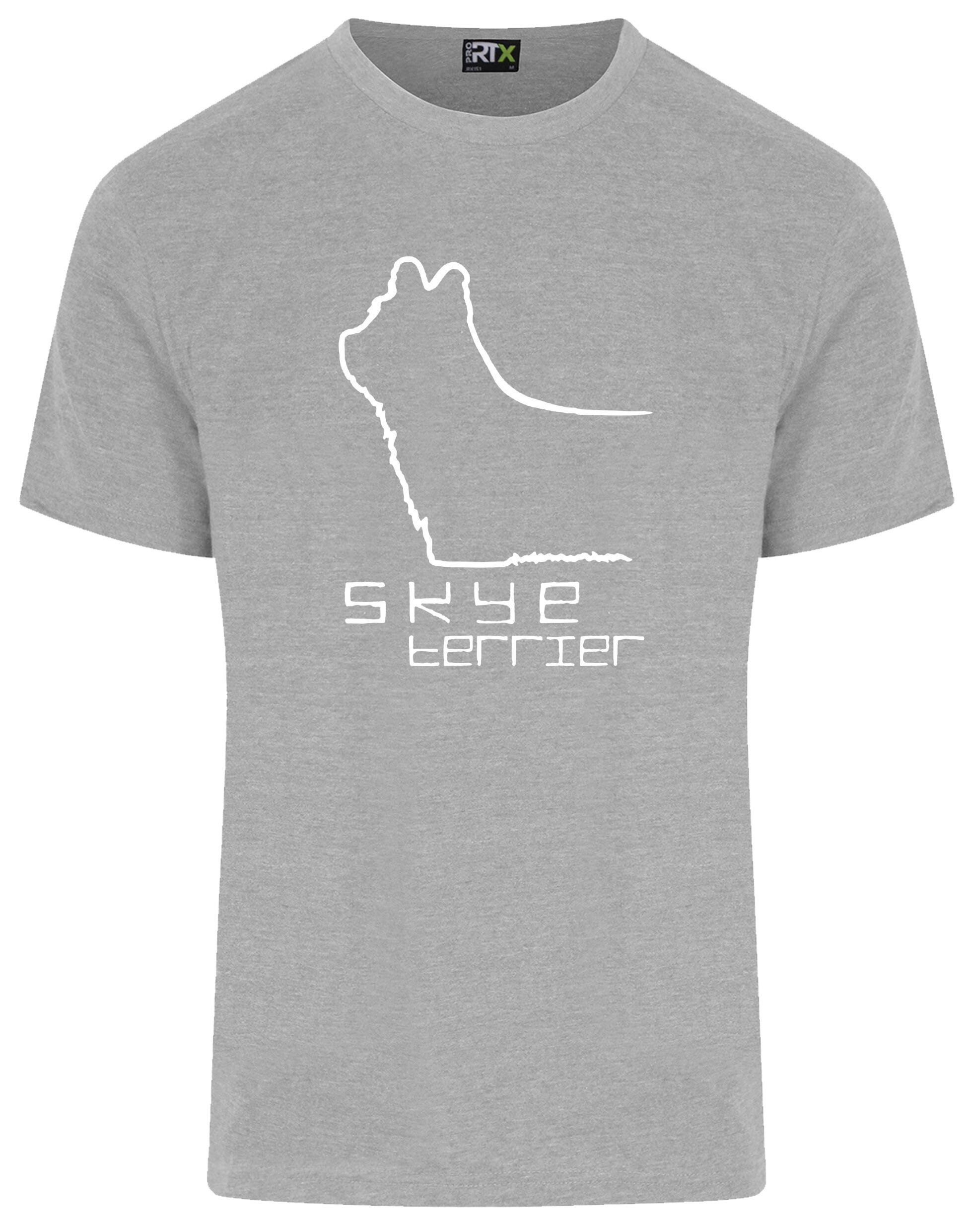 Unisex roundneck T-shirt featuring exclusive Skye Terrier artwork on the front. Made from breathable cotton with a relaxed fit, ideal for dog shows, casual wear, and everyday comfort for Skye Terrier lovers.