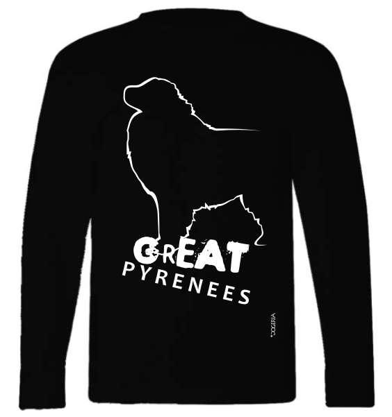 Great Pyrenees T-Shirts Adult Long-Sleeved Premium Cotton