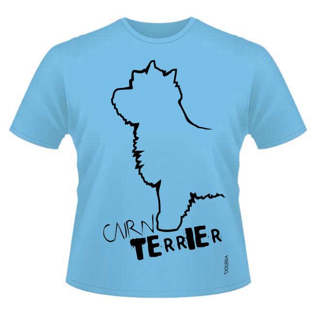 Cairn Terrier T-Shirt Roundneck Heavy Cotton