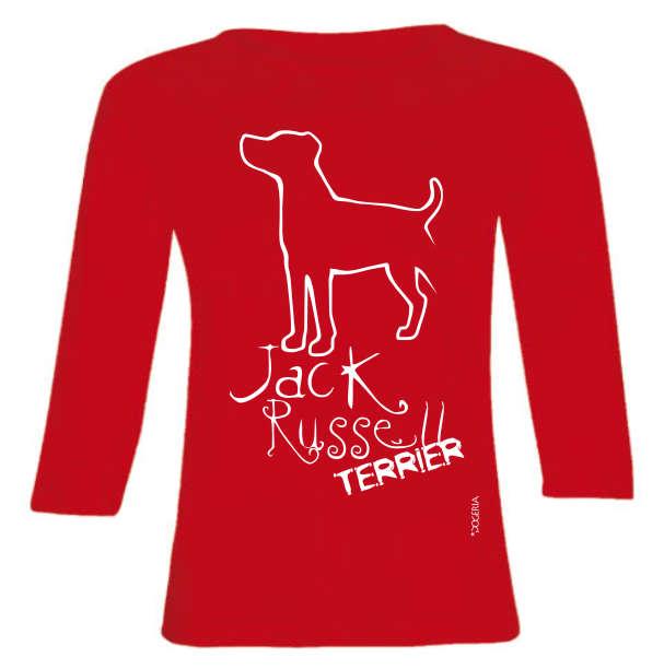 Jack Russell Terrier Terrier T-Shirts Adult Long-Sleeved Cotton