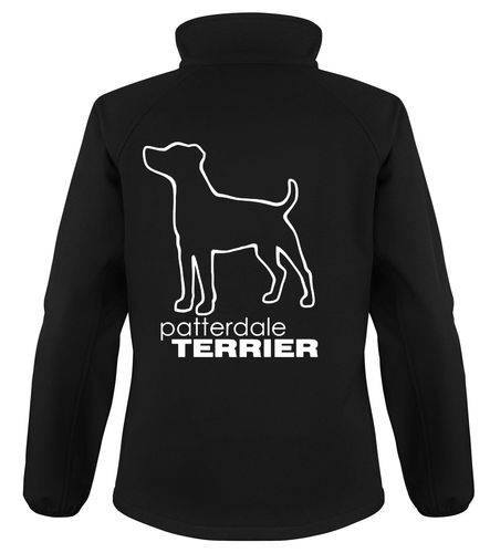Patterdale Terrier Dog Breed Design Softshell Jacket Full Zipped Women's & Men's Styles