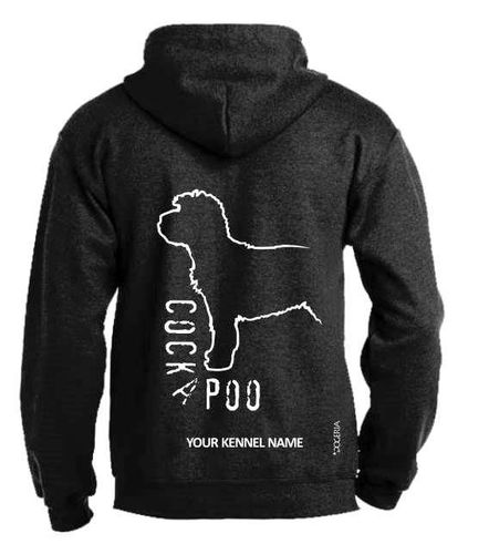 Cockapoo Dog Breed Design Pullover Hoodie Adult Single Colour
