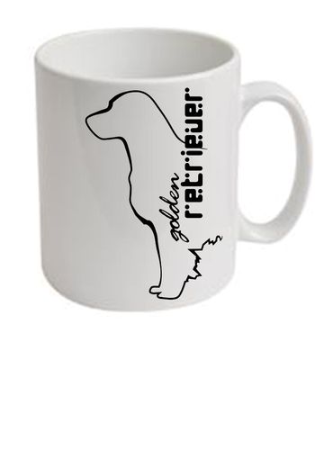 Golden Retriever Dog Breed Ceramic Mug Dogeria Design