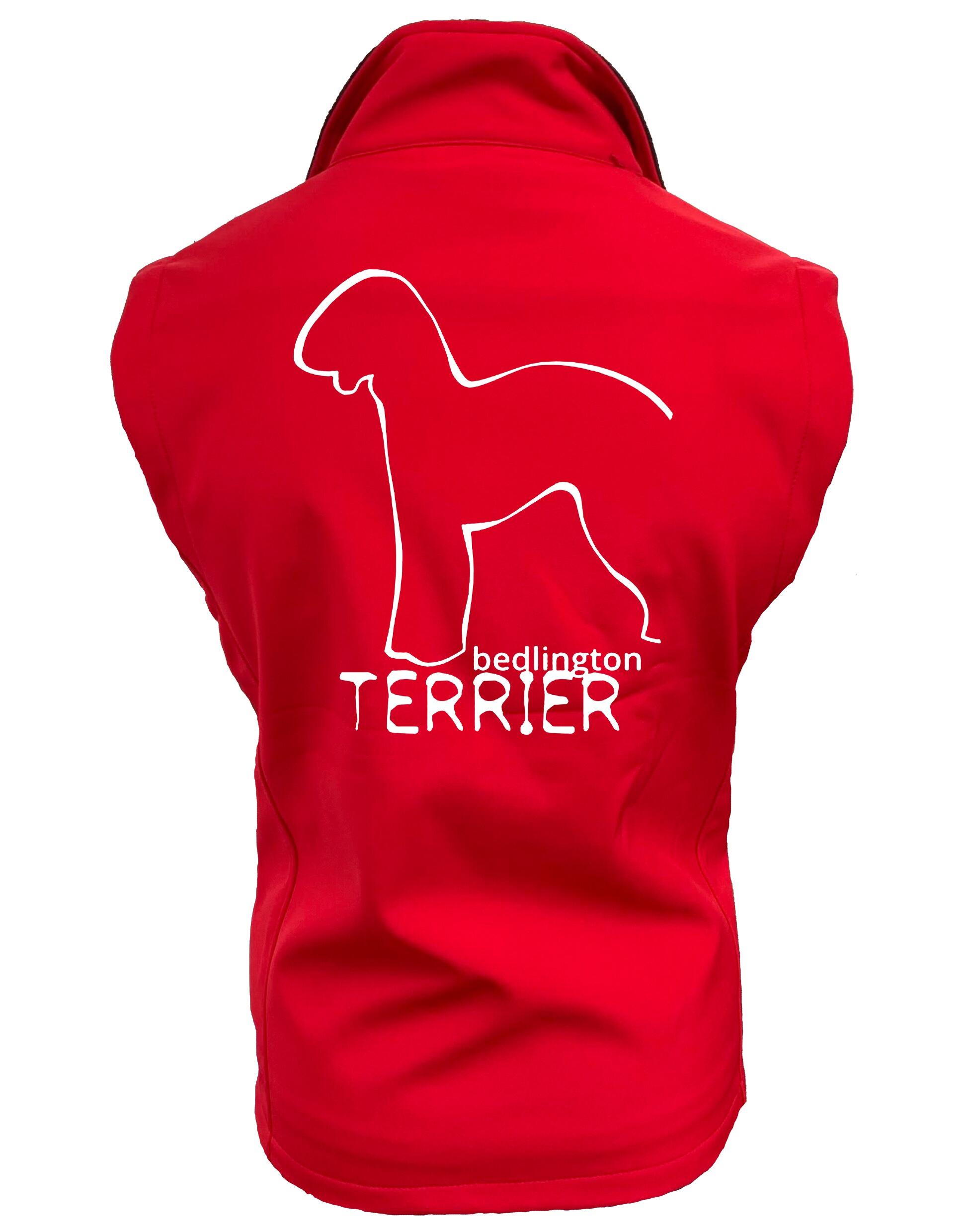 Unisex Bedlington Terrier Softshell Gilet – Style Meets Comfort for Bedlington Terrier Lovers