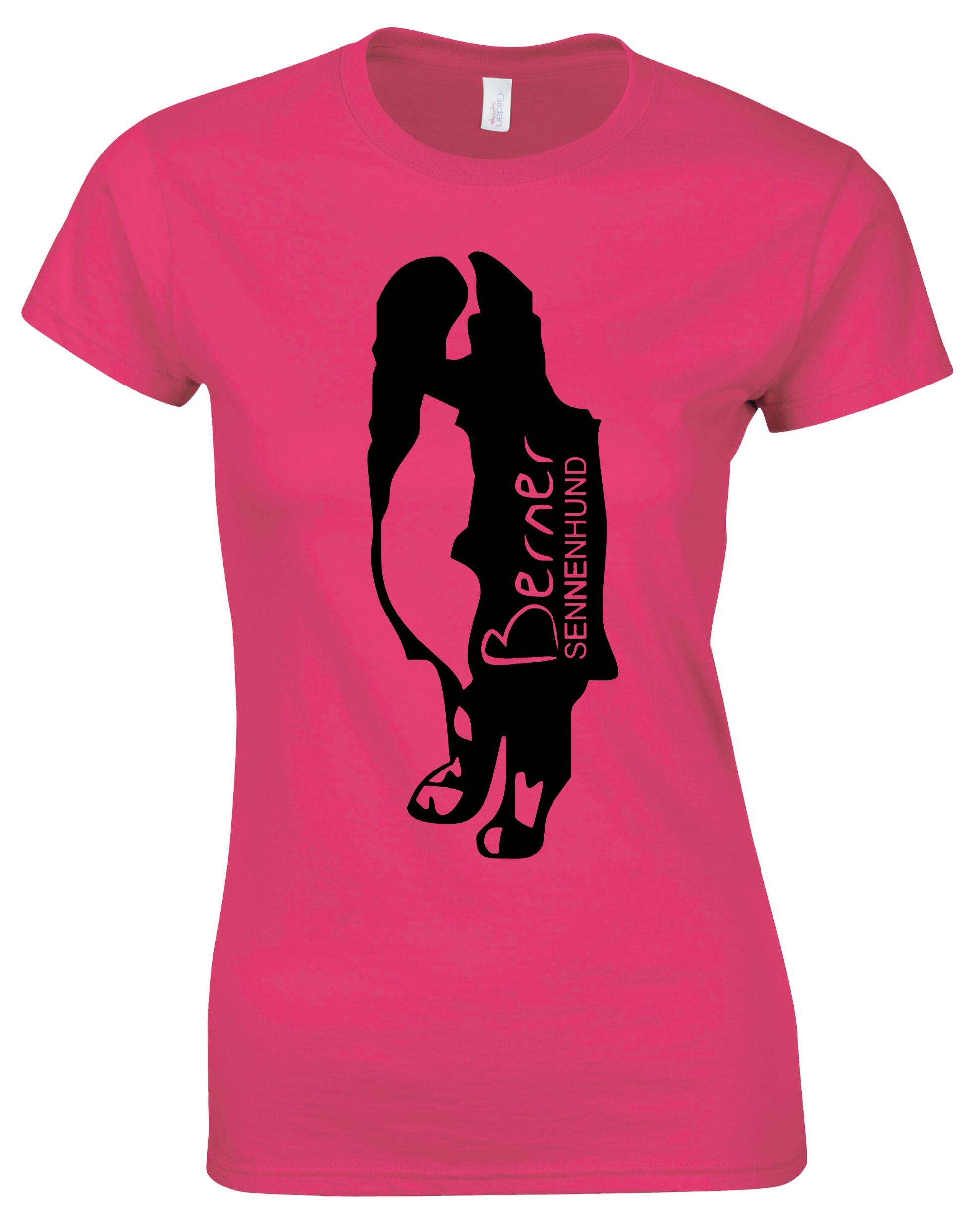 Berner Sennenhund Dog Breed Design Female Roundneck T-shirt – Style for Every Dog Lover