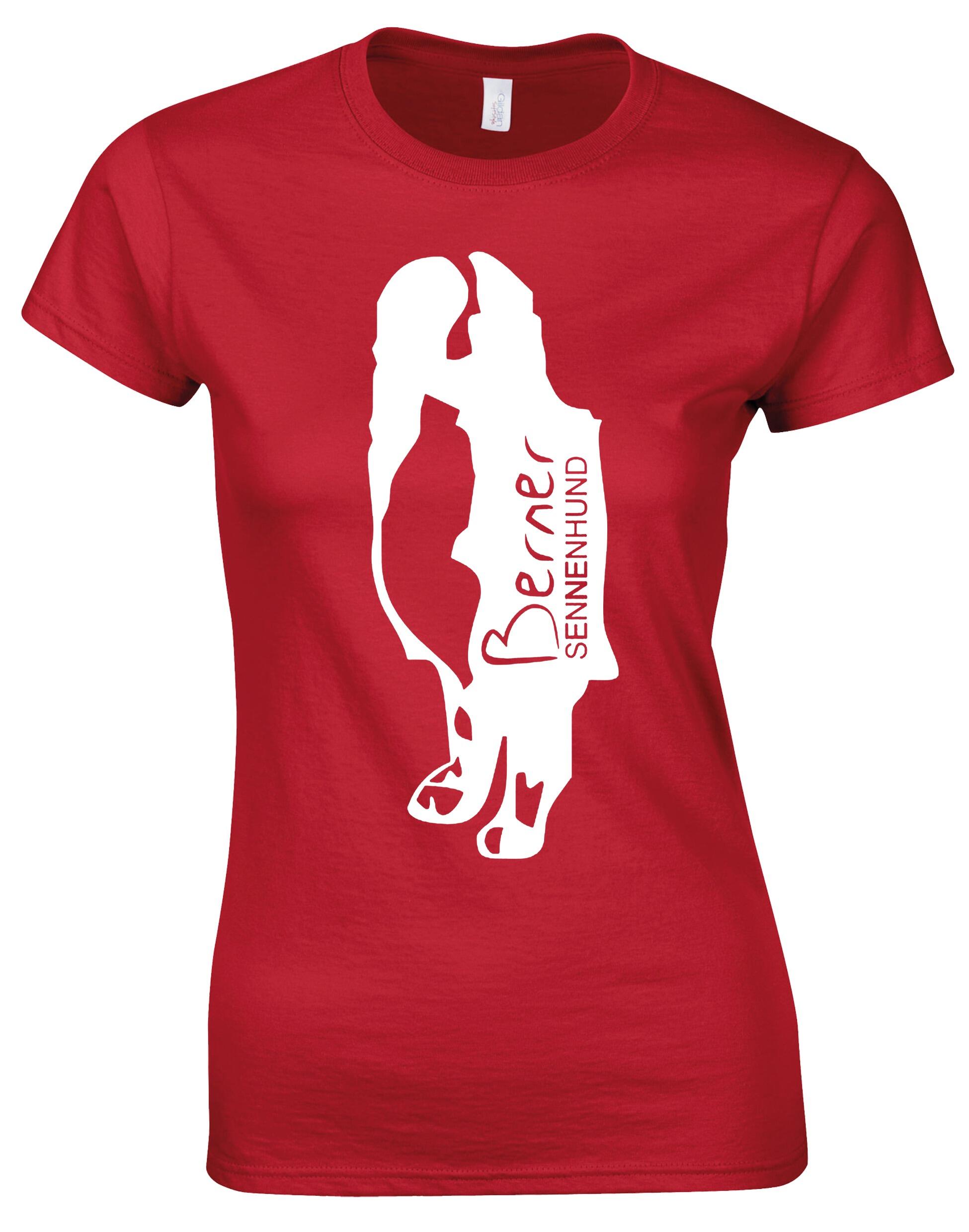 Berner Sennenhund Dog Breed Design Female Roundneck T-shirt – Style for Every Dog Lover