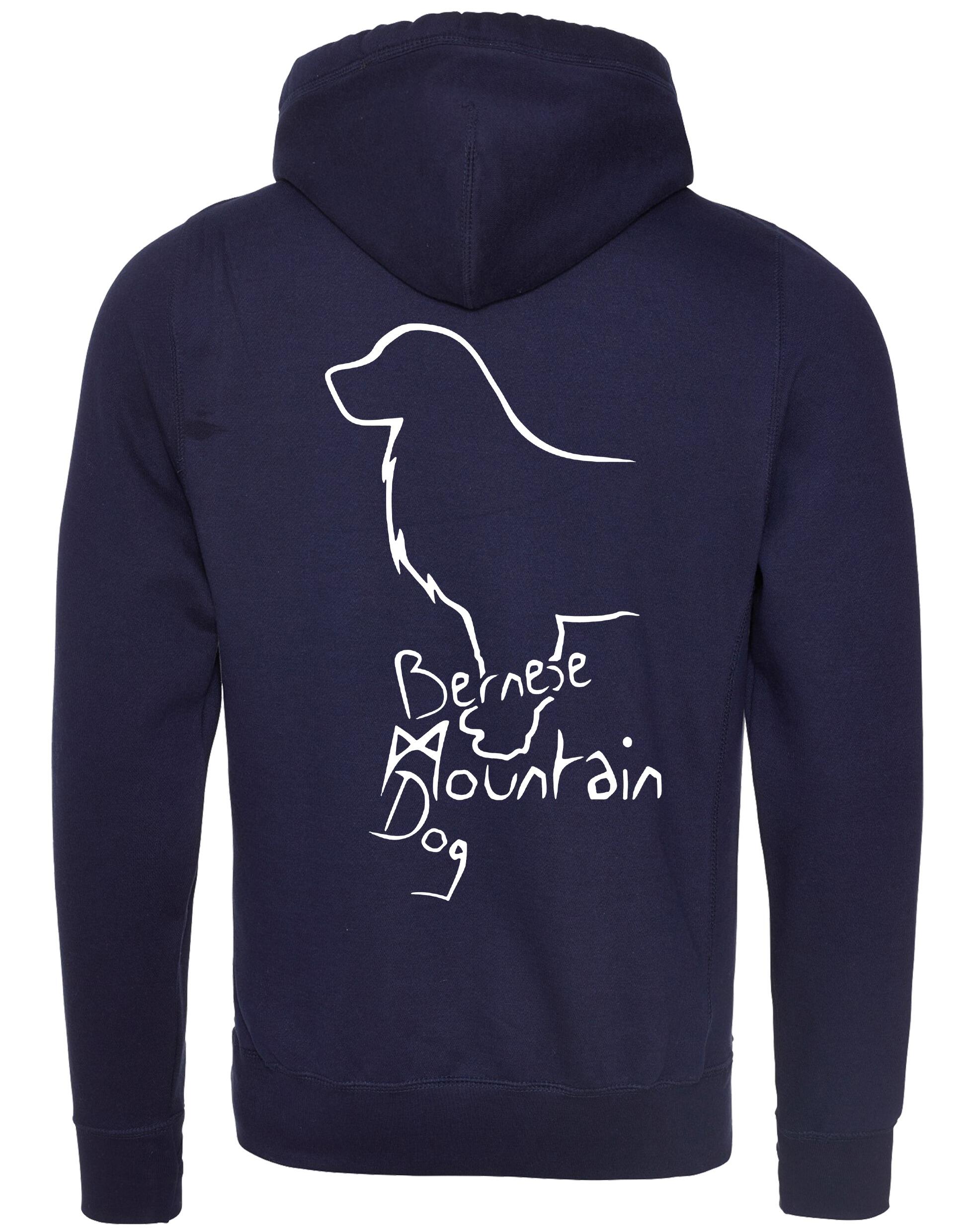 Bernese Mountain Dog Unisex Crossneck Hoodie