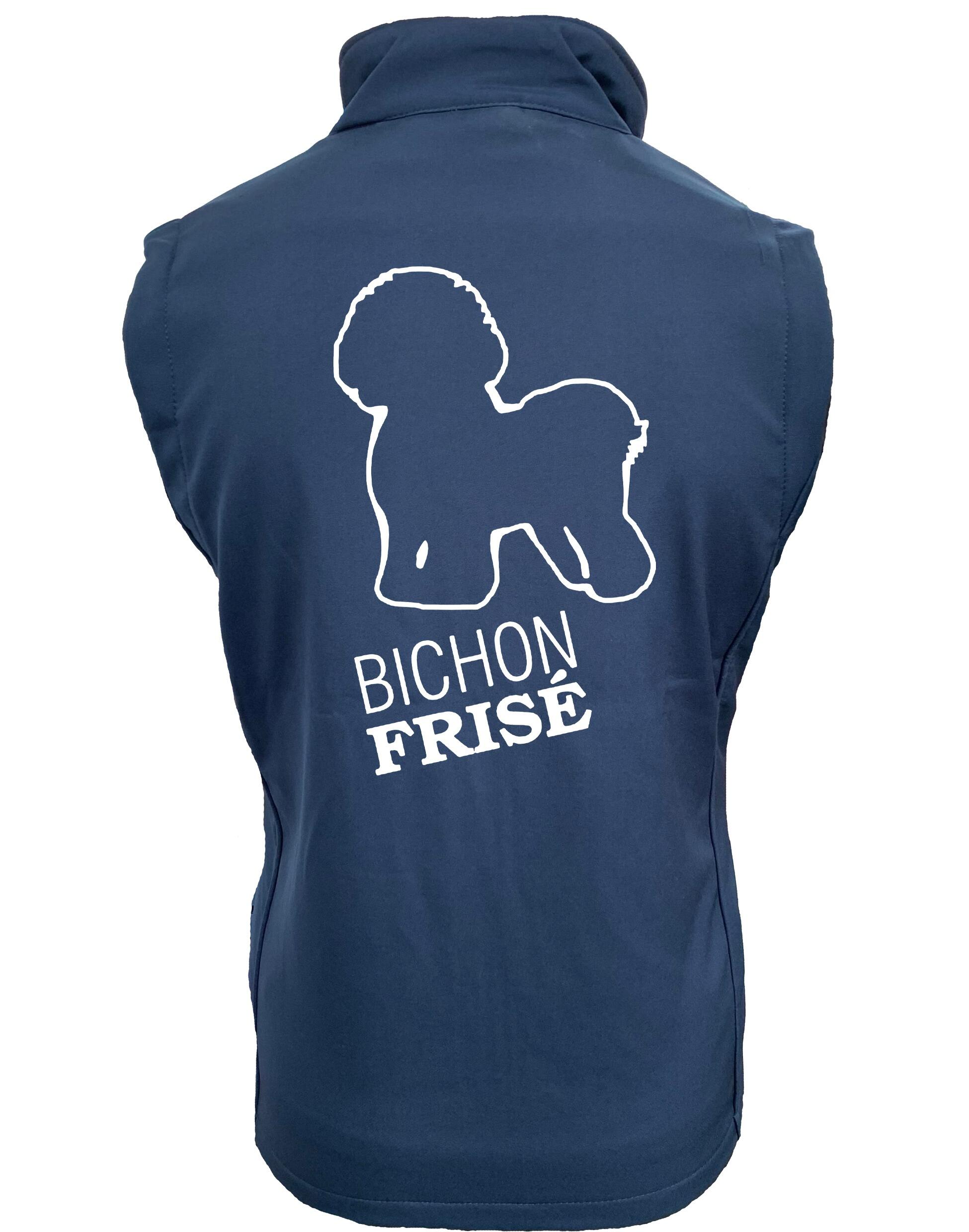 Bichon Frise Dog Breed Design Women’s Softshell Gilet – Perfect Blend of Style and Functionality