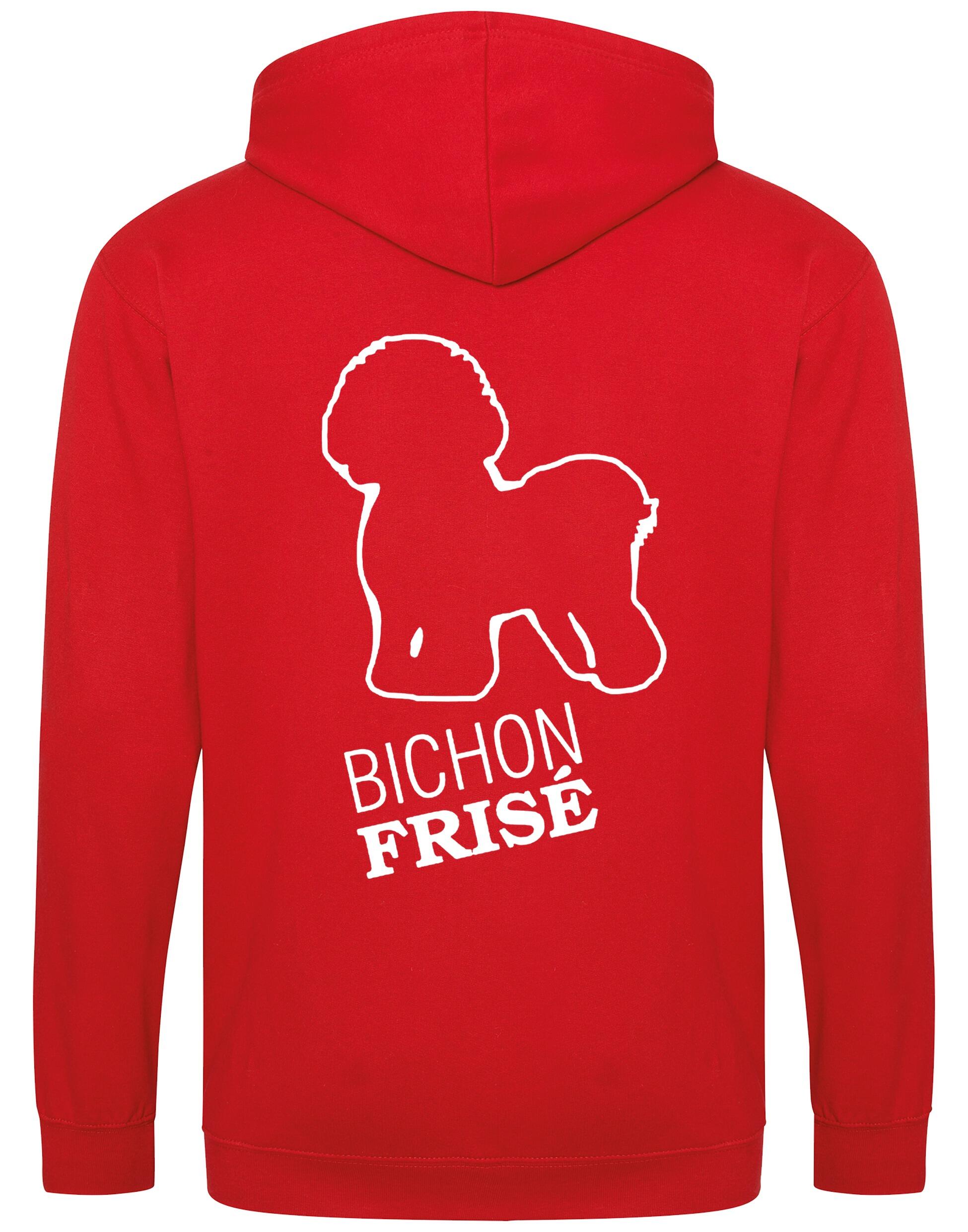 Bichon Frise Dog Breed Design Zipped Hoodie – Style and Comfort for Dog Lovers
