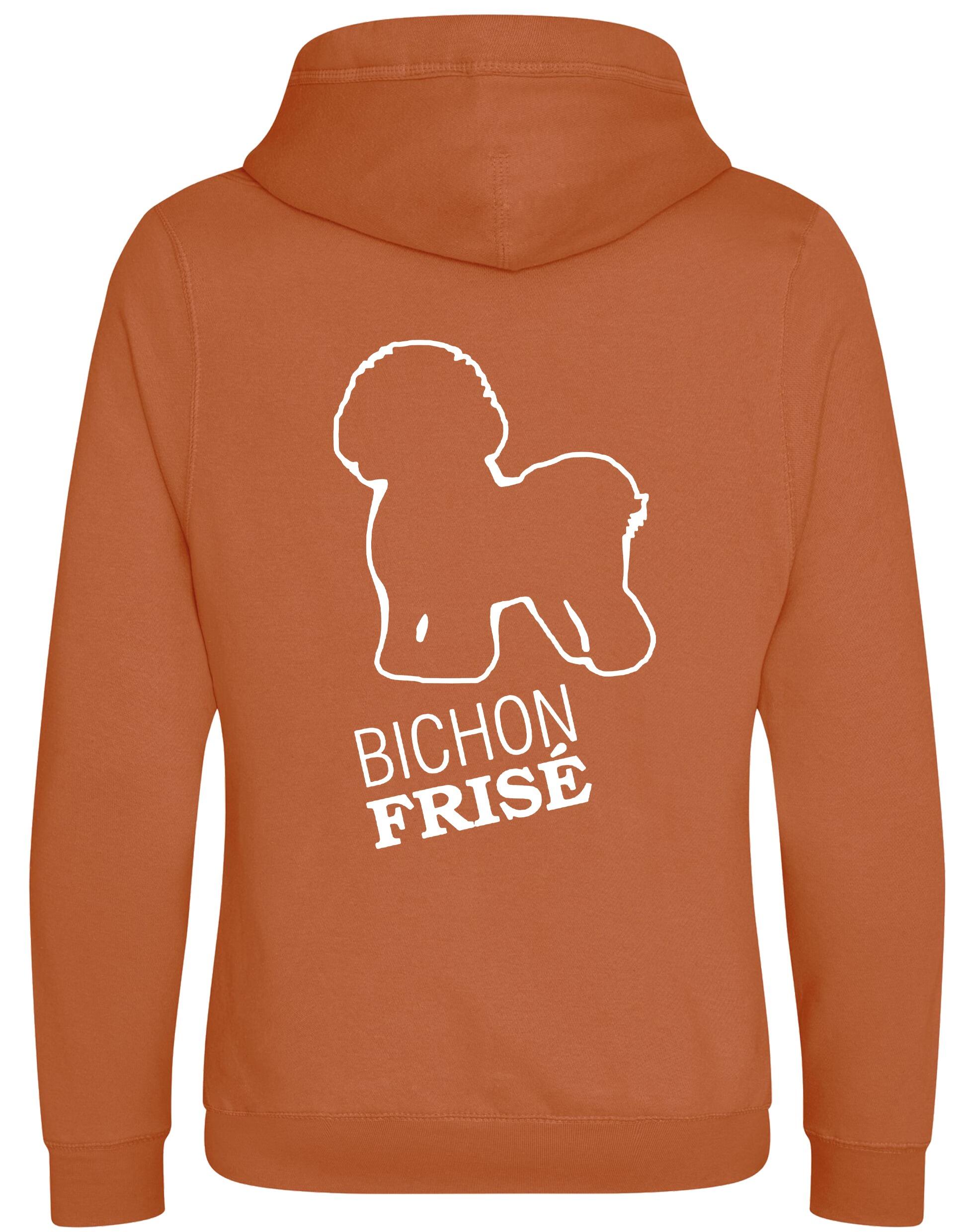 Unisex Crossneck Pullover Hoodie with Bichon Frise Dog Breed Design – A Must-Have for Bichon Frise Fans