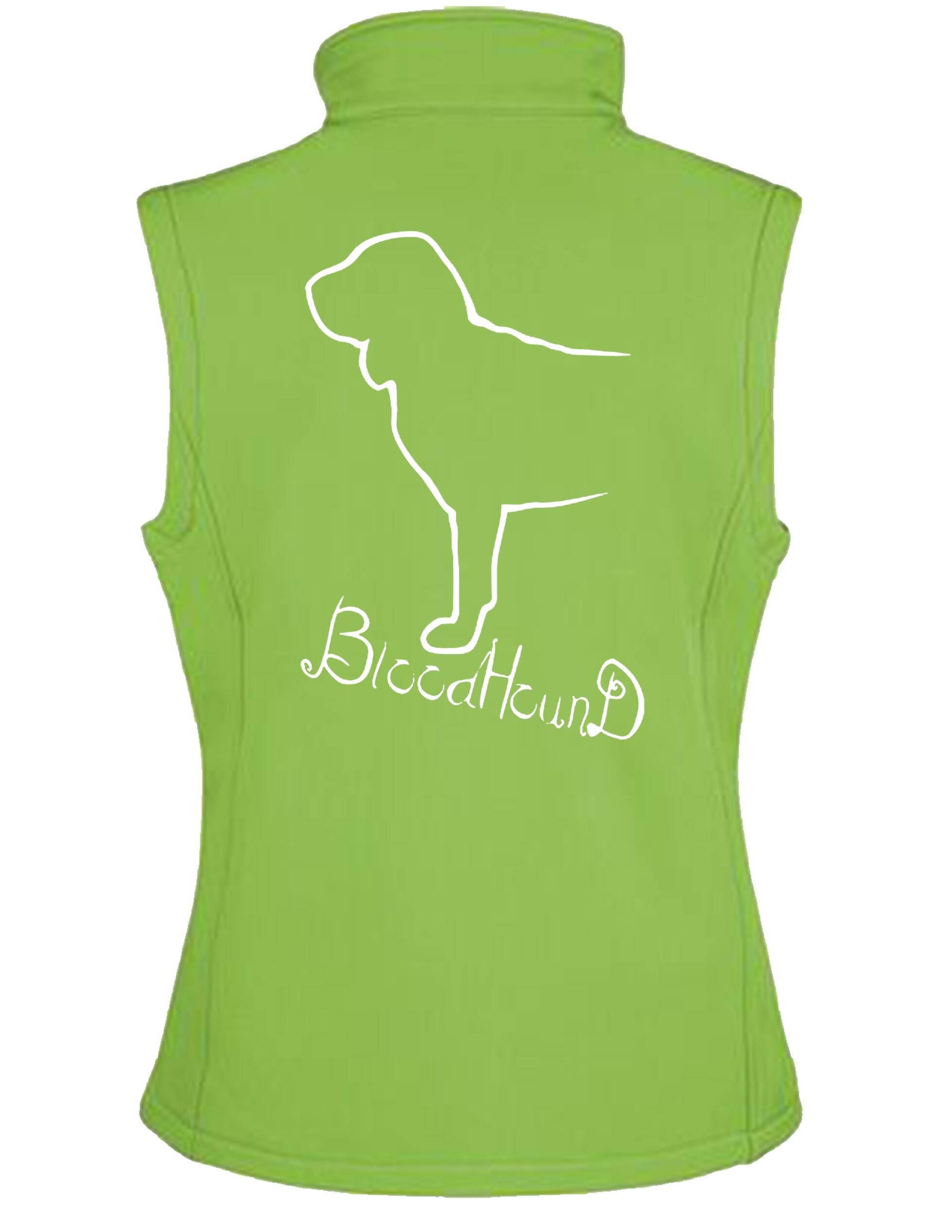 Bloodhound Dog Breed Design Unisex Softshell Gilet – Style Meets Comfort for Bloodhound Lovers