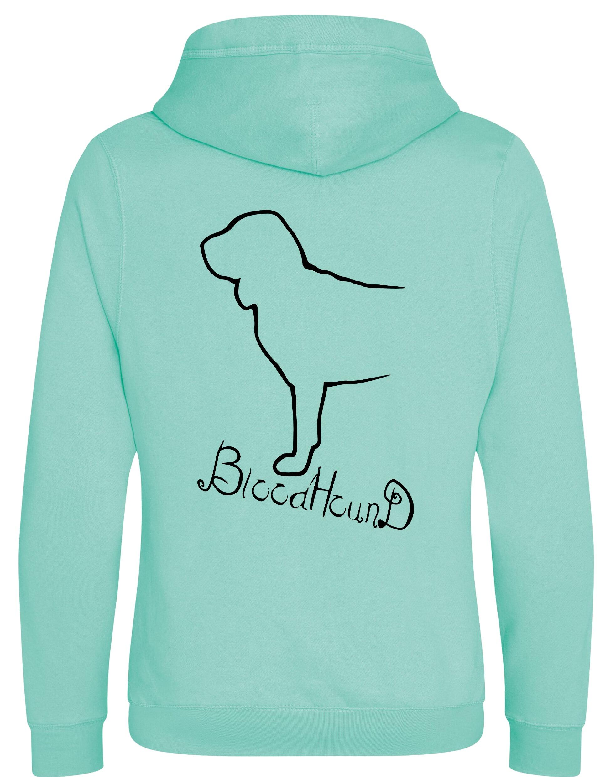 Bloodhound Dog Breed Design Unisex Crossneck Pullover Hoodie – A Must-Have for Bloodhound Fans