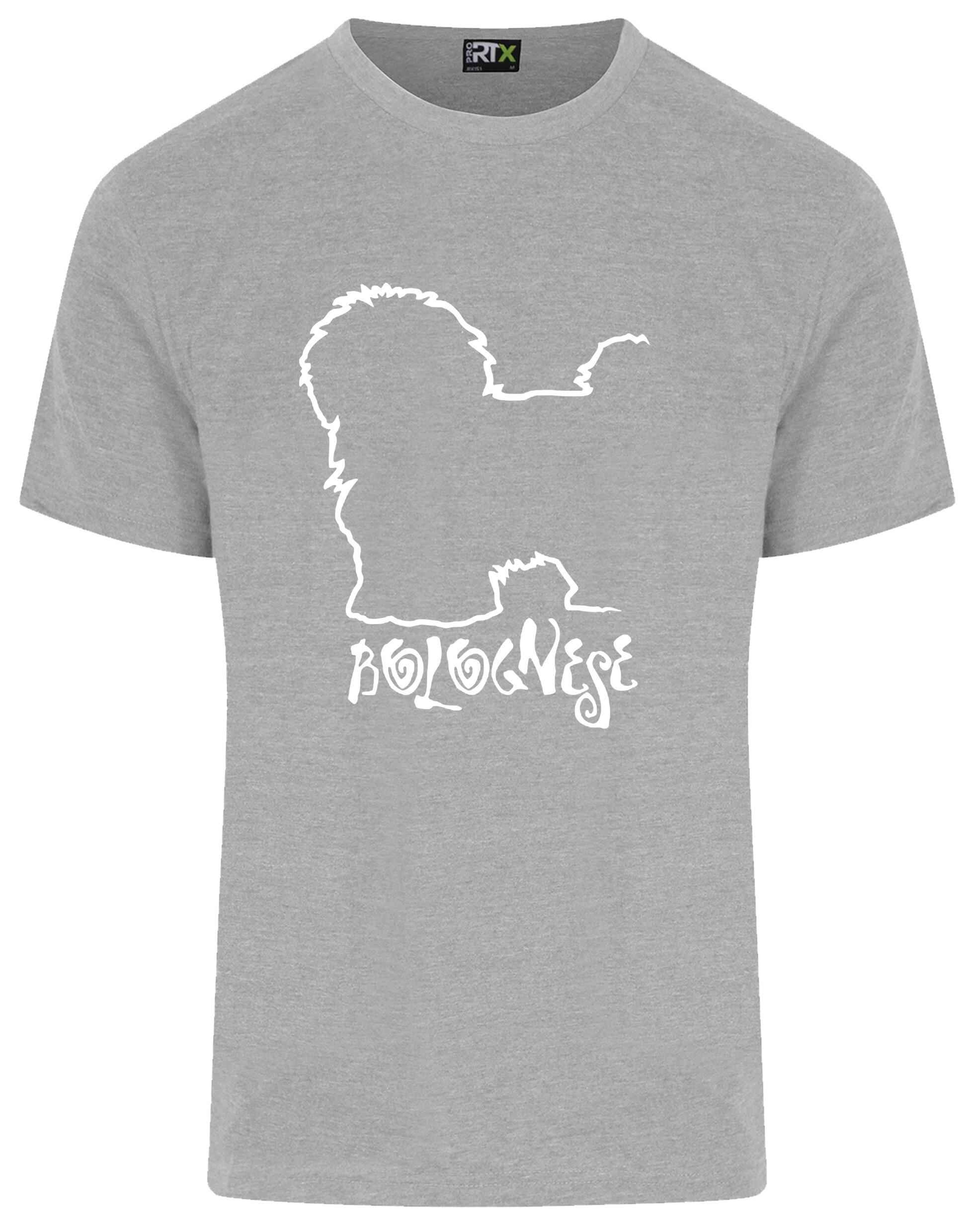 Unisex Roundneck T-shirt with Bolognese Dog Breed Design – Style for Every Bolognese Fan