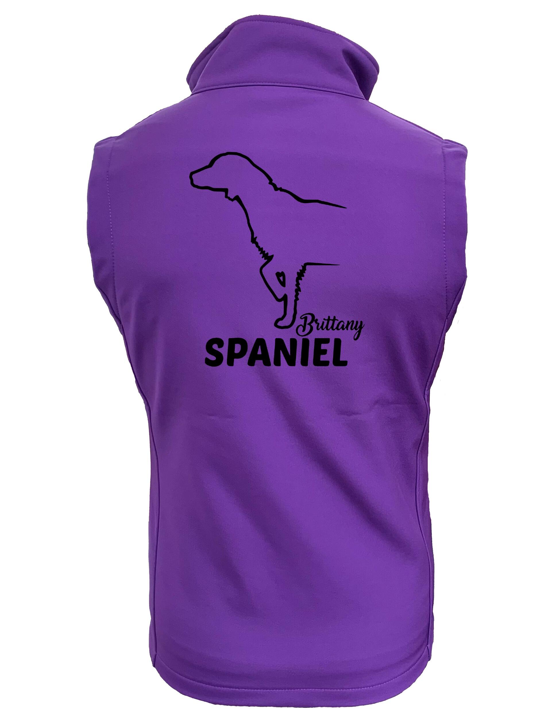 Brittany Spaniel Dog Breed Design Unisex Softshell Gilet – Style Meets Comfort for Brittany Spaniel Lovers