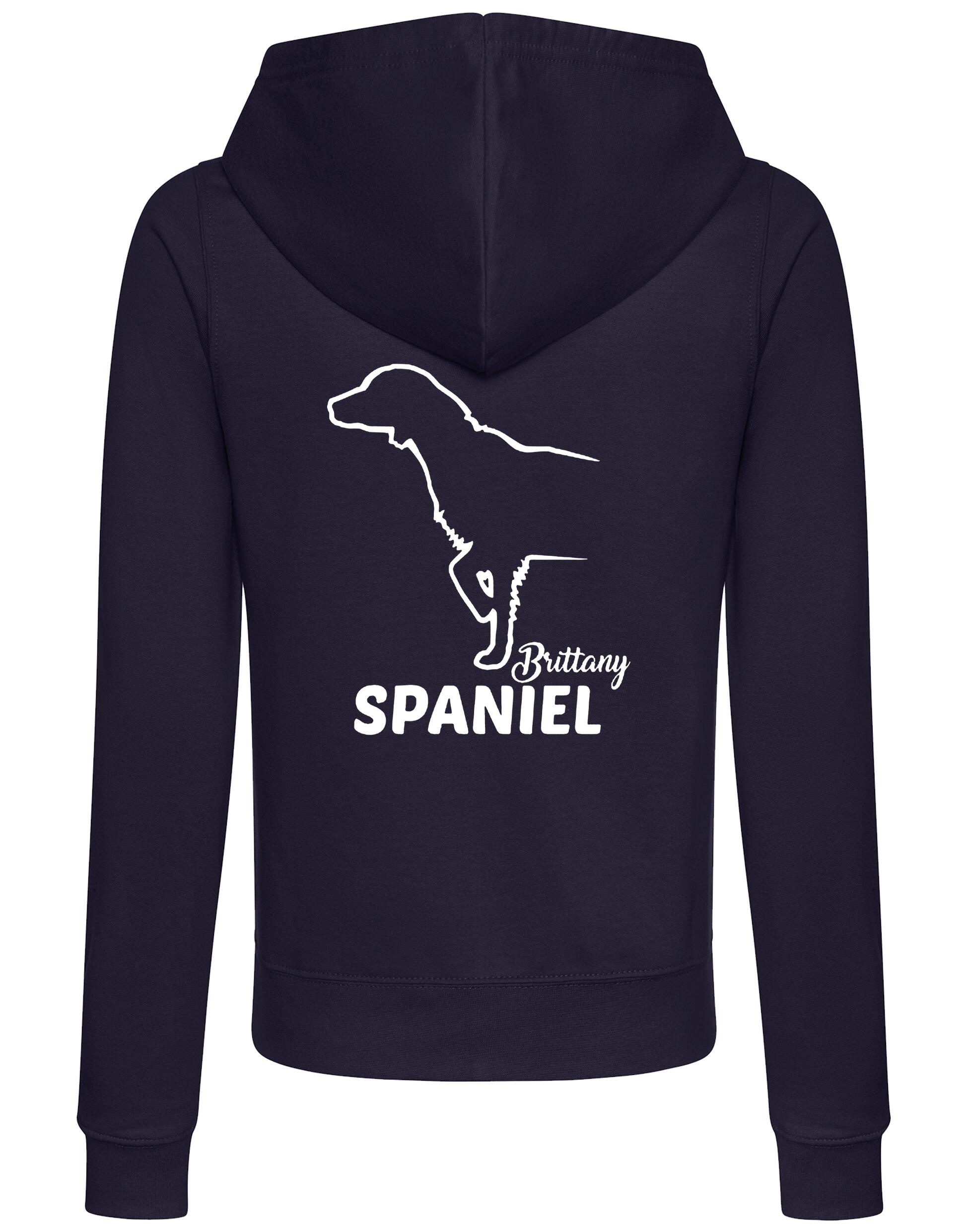 Brittany Spaniel Dog Breed Women’s Zipped Hoodies – Style, Comfort, and Brittany Spaniel Love