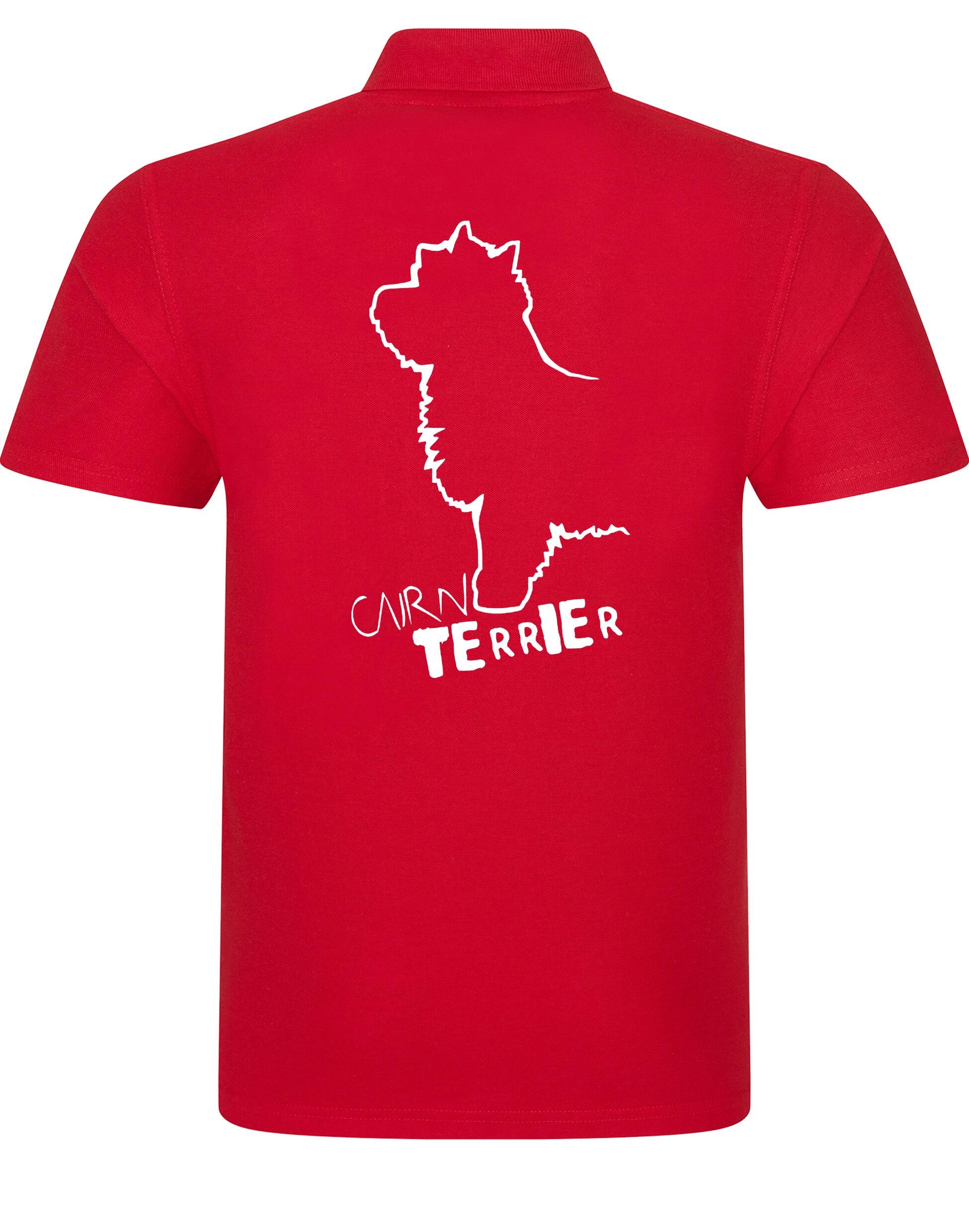 Unisex Cotton Polo with Cairn Terrier Dog Breed Design – Comfort and Style for Every Cairn Terrier Enthusiast