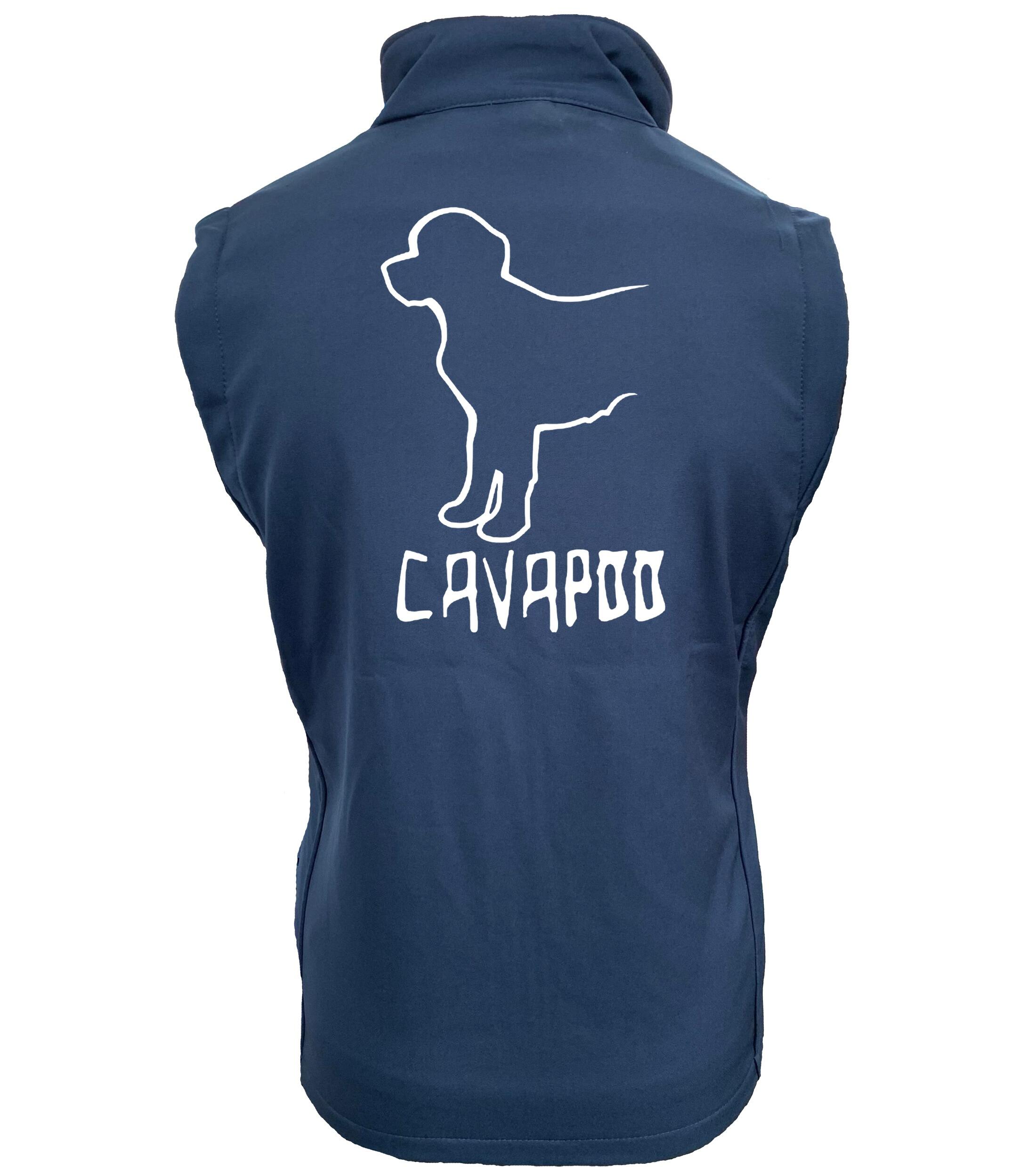 Cavapoo Dog Breed Design Women’s Softshell Gilet – Style Meets Functionality