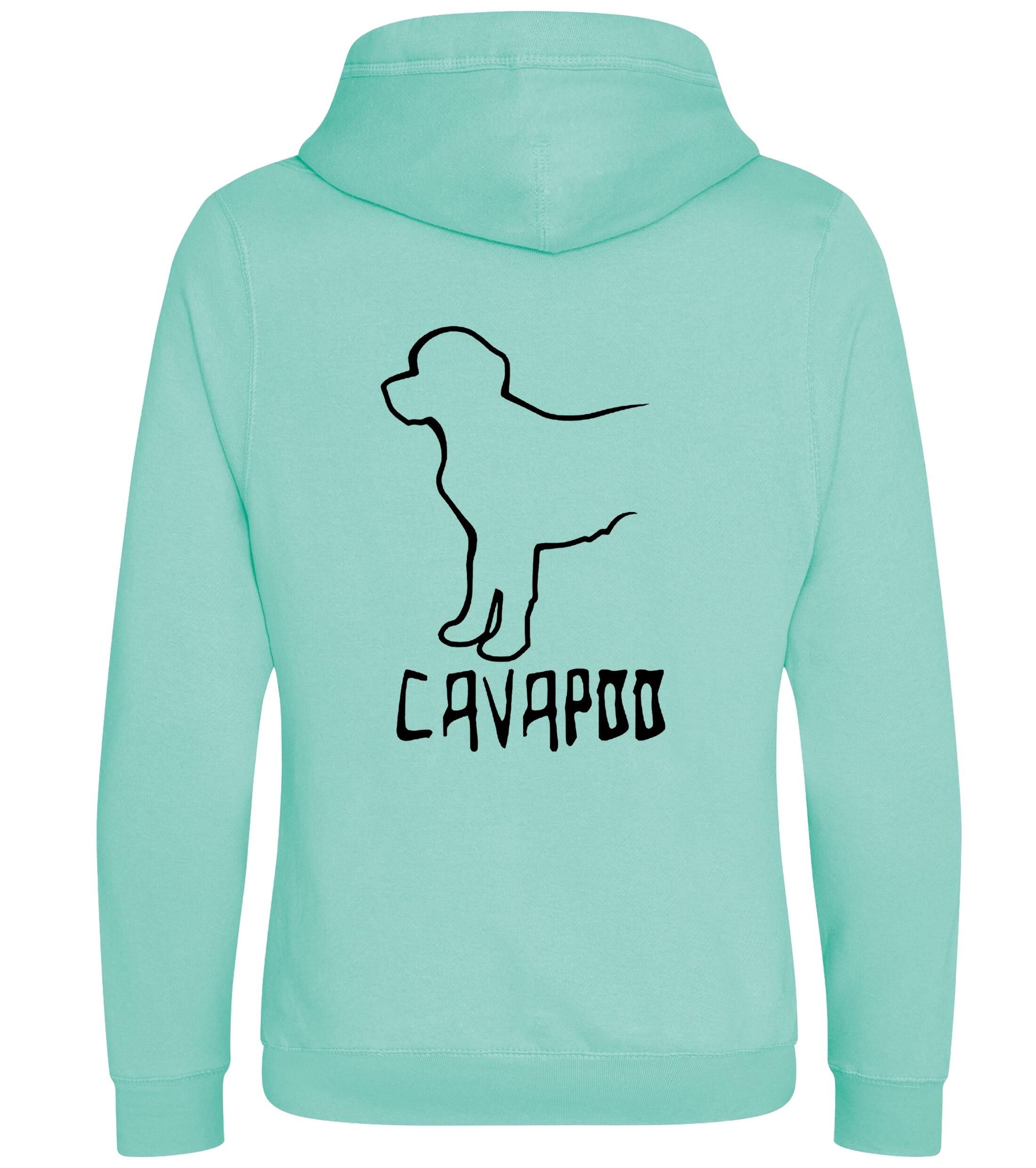 Unisex Crossneck Pullover Hoodie with Cavapoo Dog Breed Design – A Must-Have for Cavapoo Fans