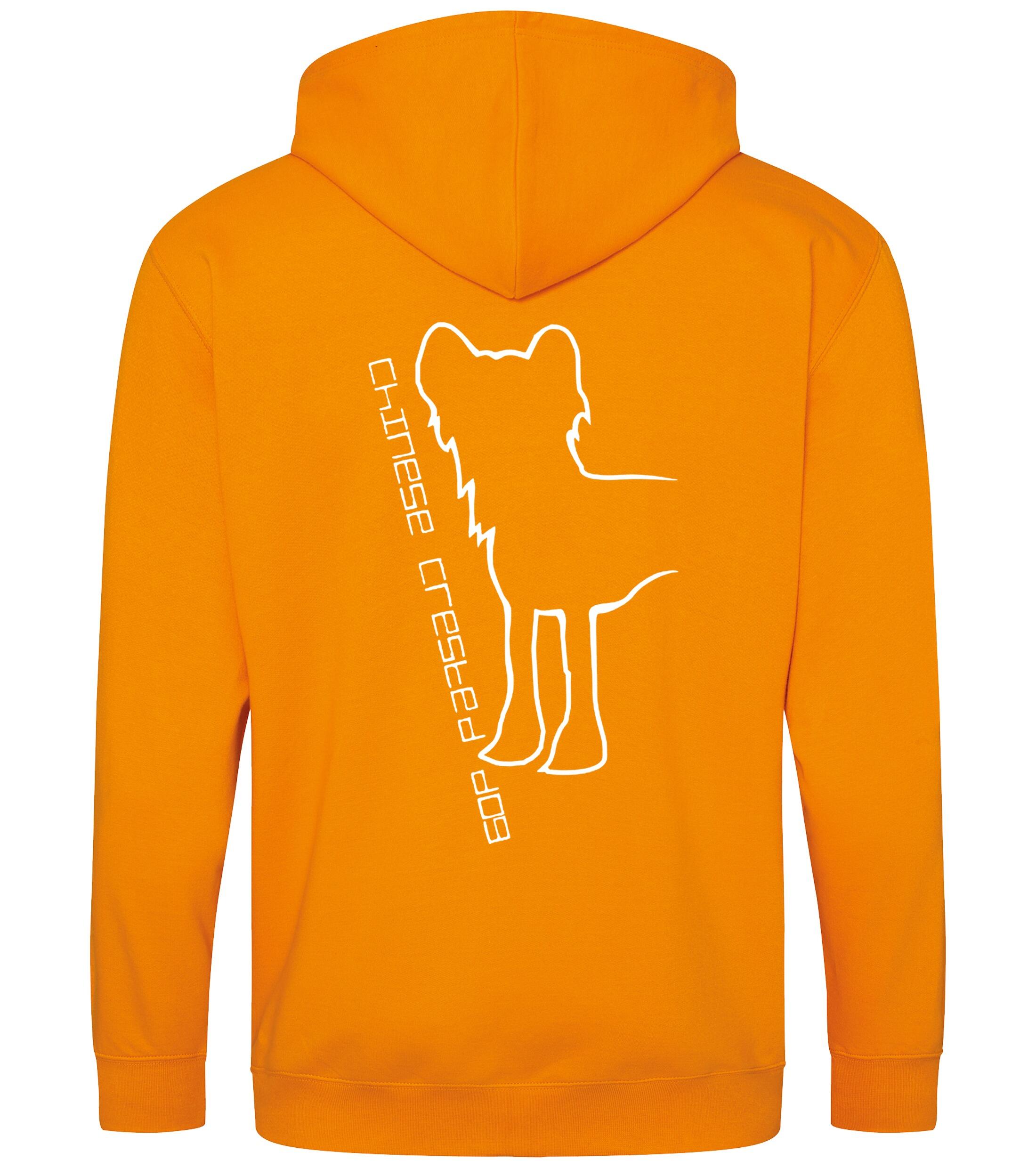 Chinese Crested Dog Breed Design Zipped Hoodie – Warmth, Style, and Breed Pride