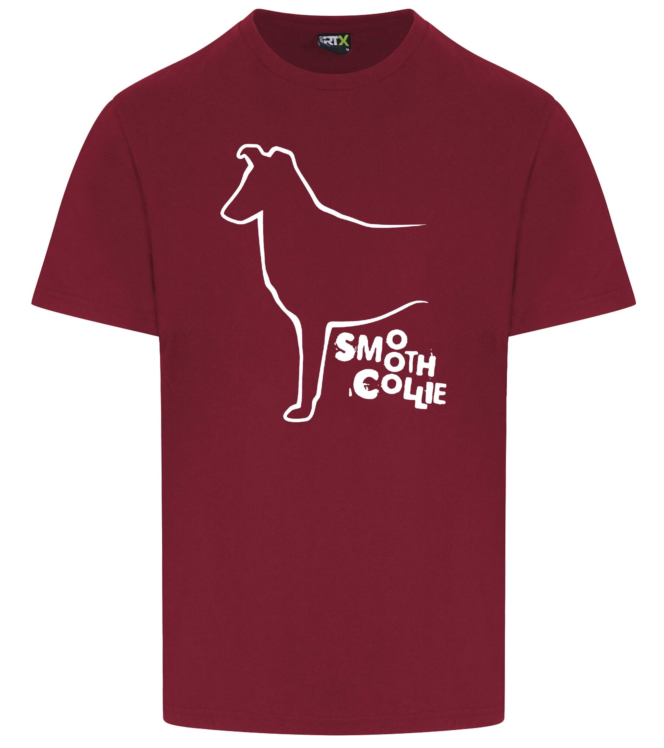 Unisex Roundneck T-shirt with Collie (Smooth) Dog Breed Design – Essential Style for Collie (Smooth) Fans