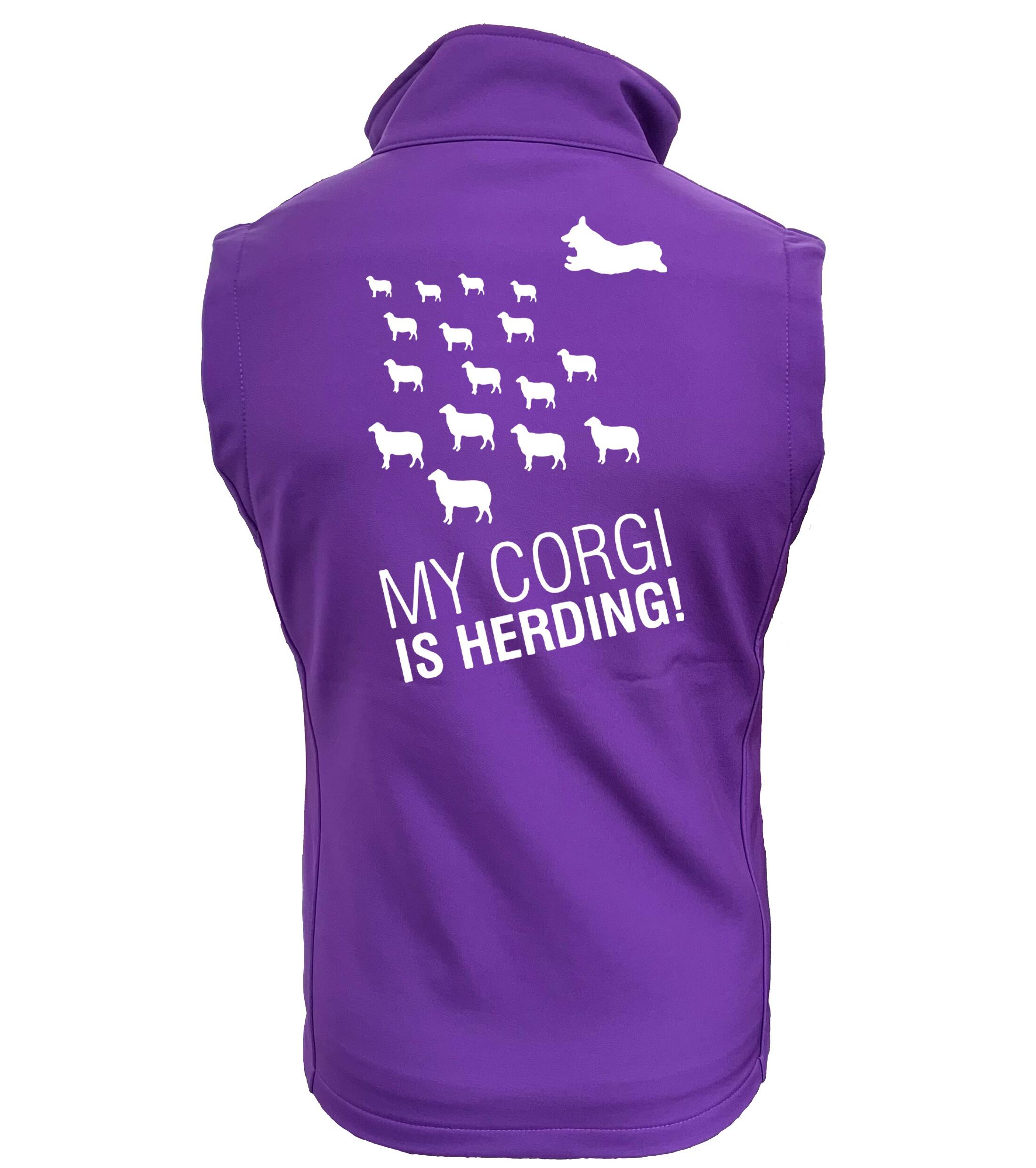Women’s Softshell Jacket with Corgi Herding Dog Breed Design – Elegance for Corgi Herding Enthusiasts