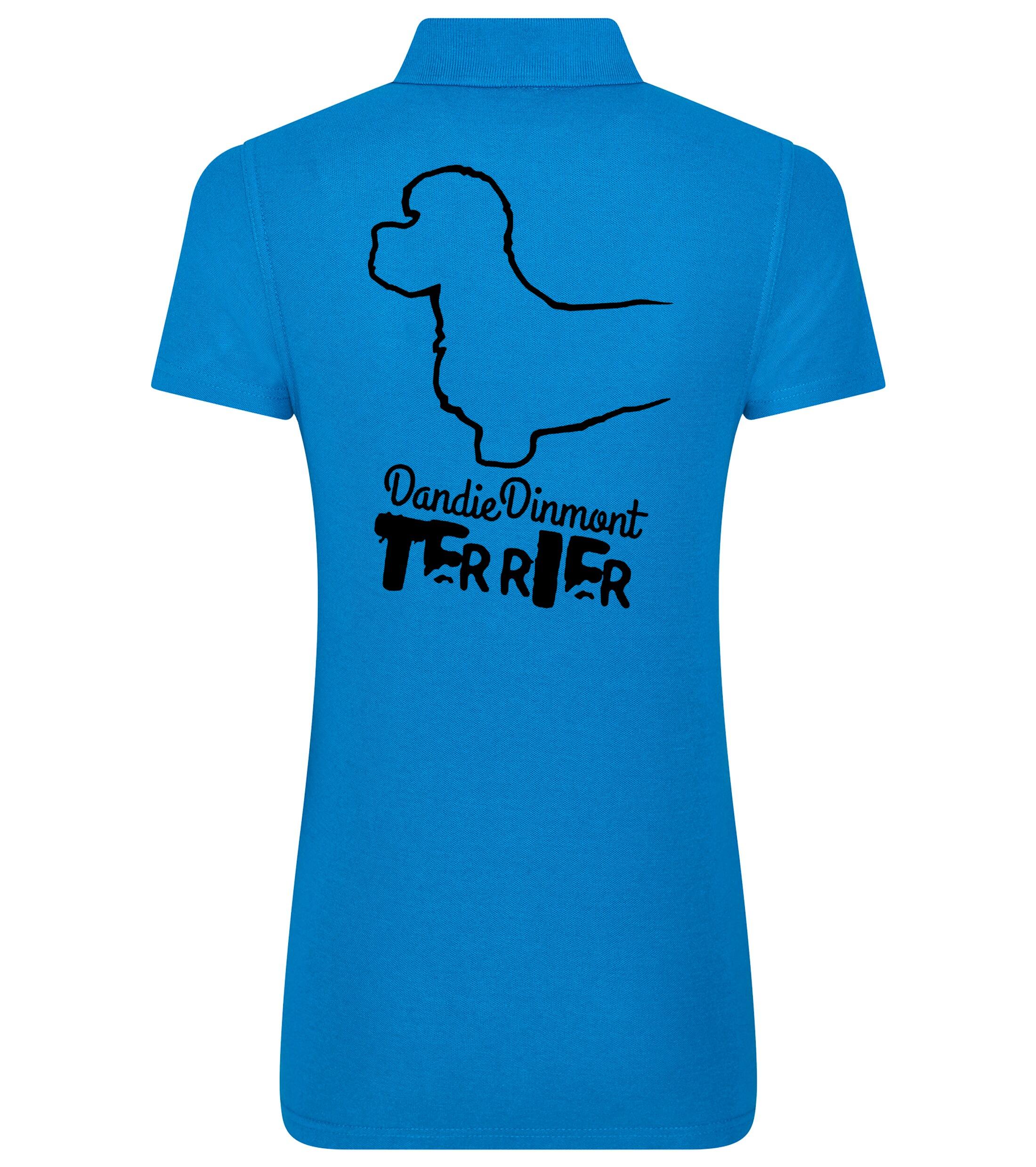 Dandie Dinmont Terrier Women’s Cotton Polo – Elegance for Dandie Dinmont Enthusiasts