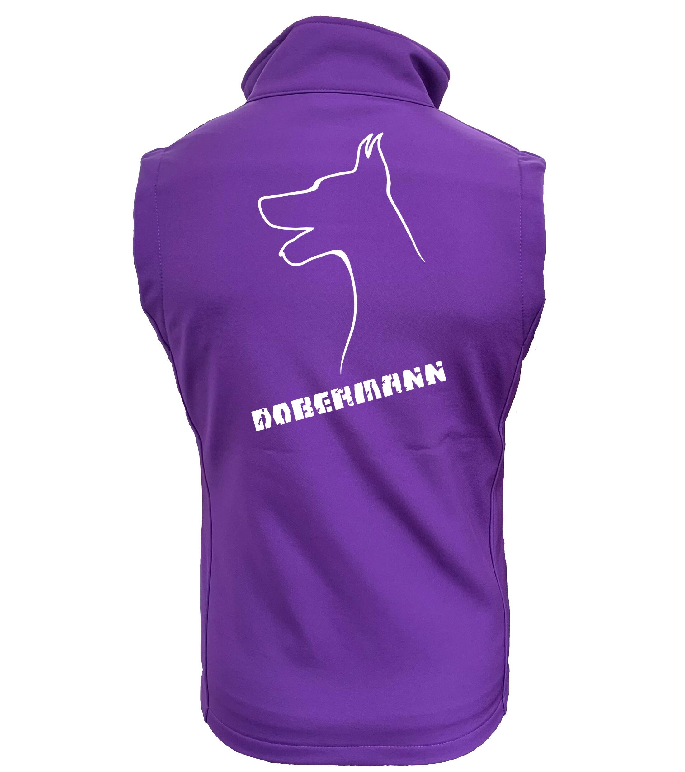 Dobermann (Head) Design Women’s Softshell Jacket – Elegance Meets Practicality for Dobermann Fans