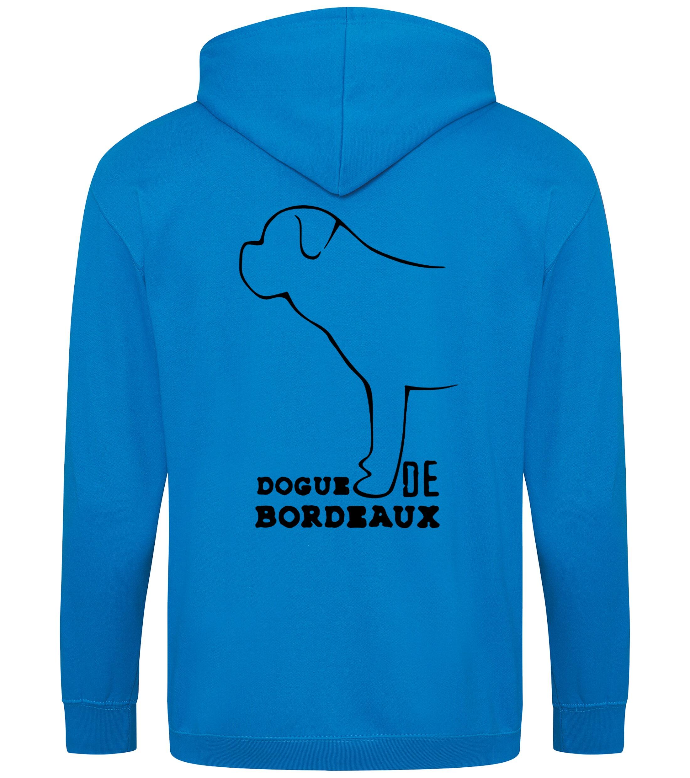 Dogue De Bordeaux Dog Breed Design Zipped Hoodie – Comfort, Style, and Breed Pride